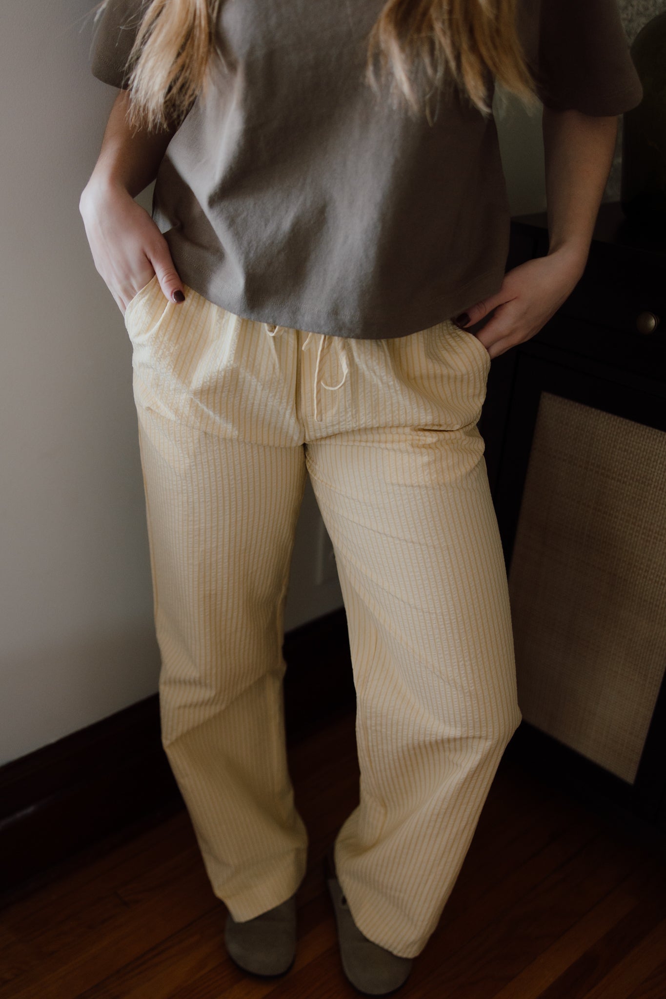 Deni Striped Pants