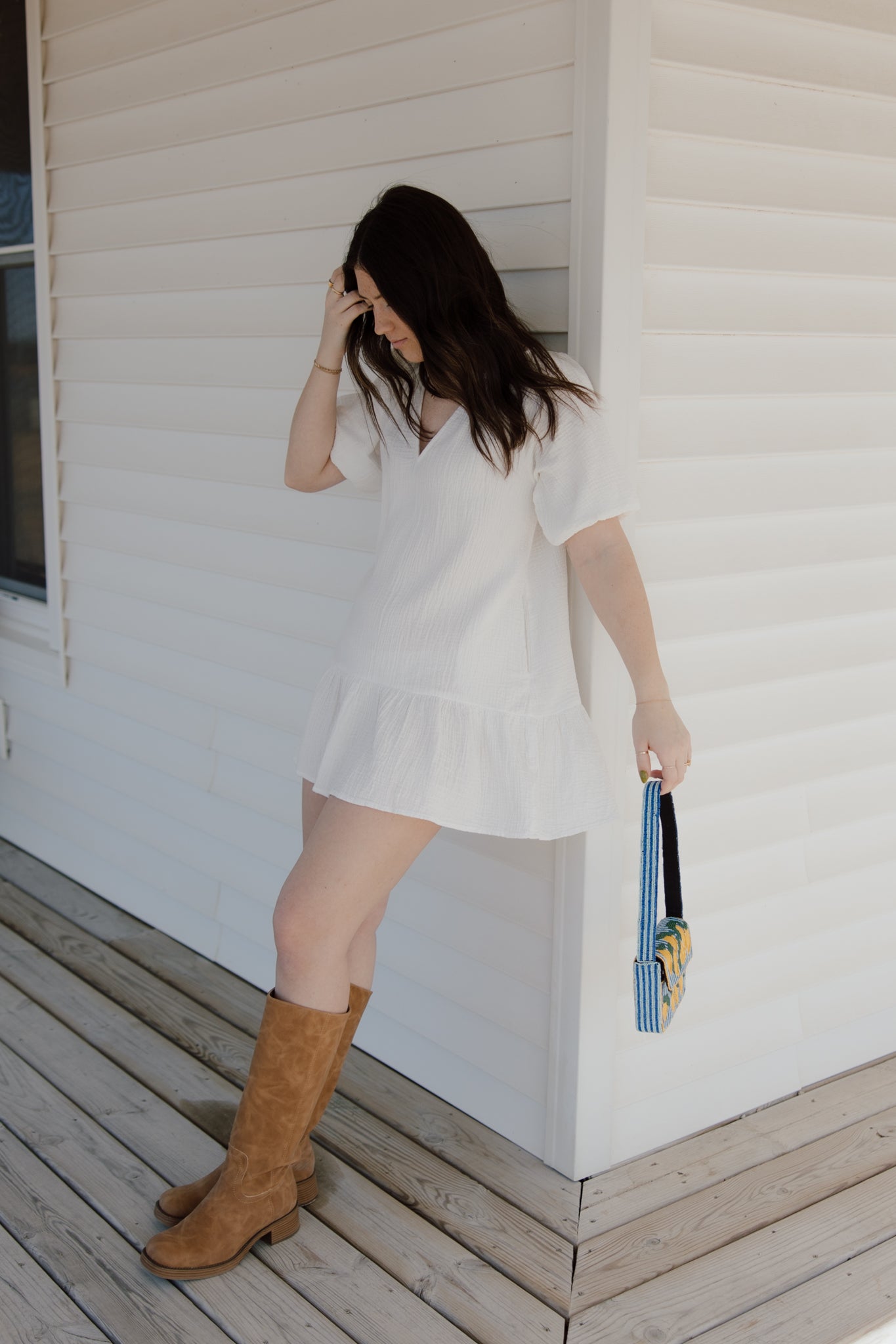 Orchid Gauze Dress