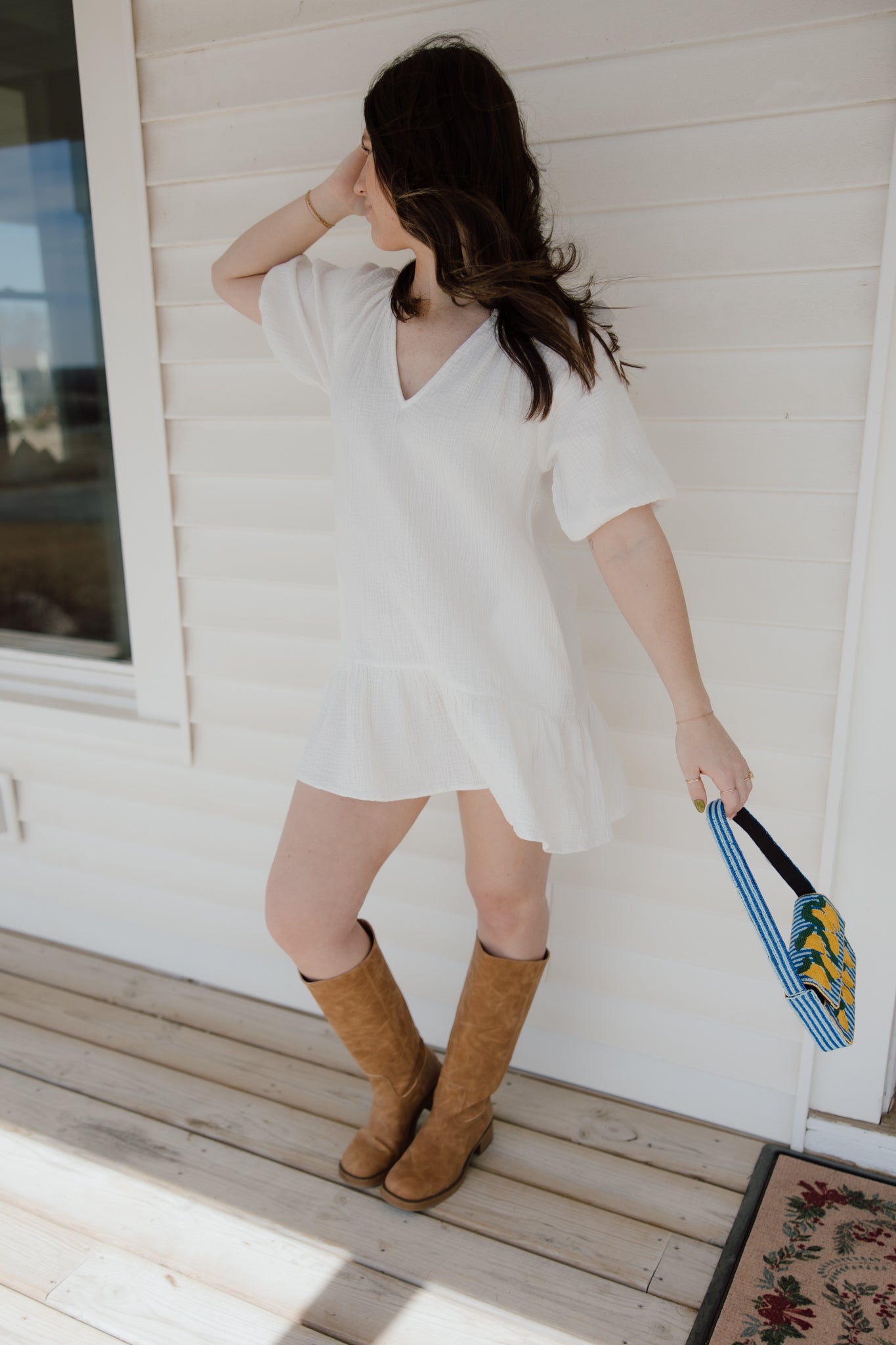 Orchid Gauze Dress