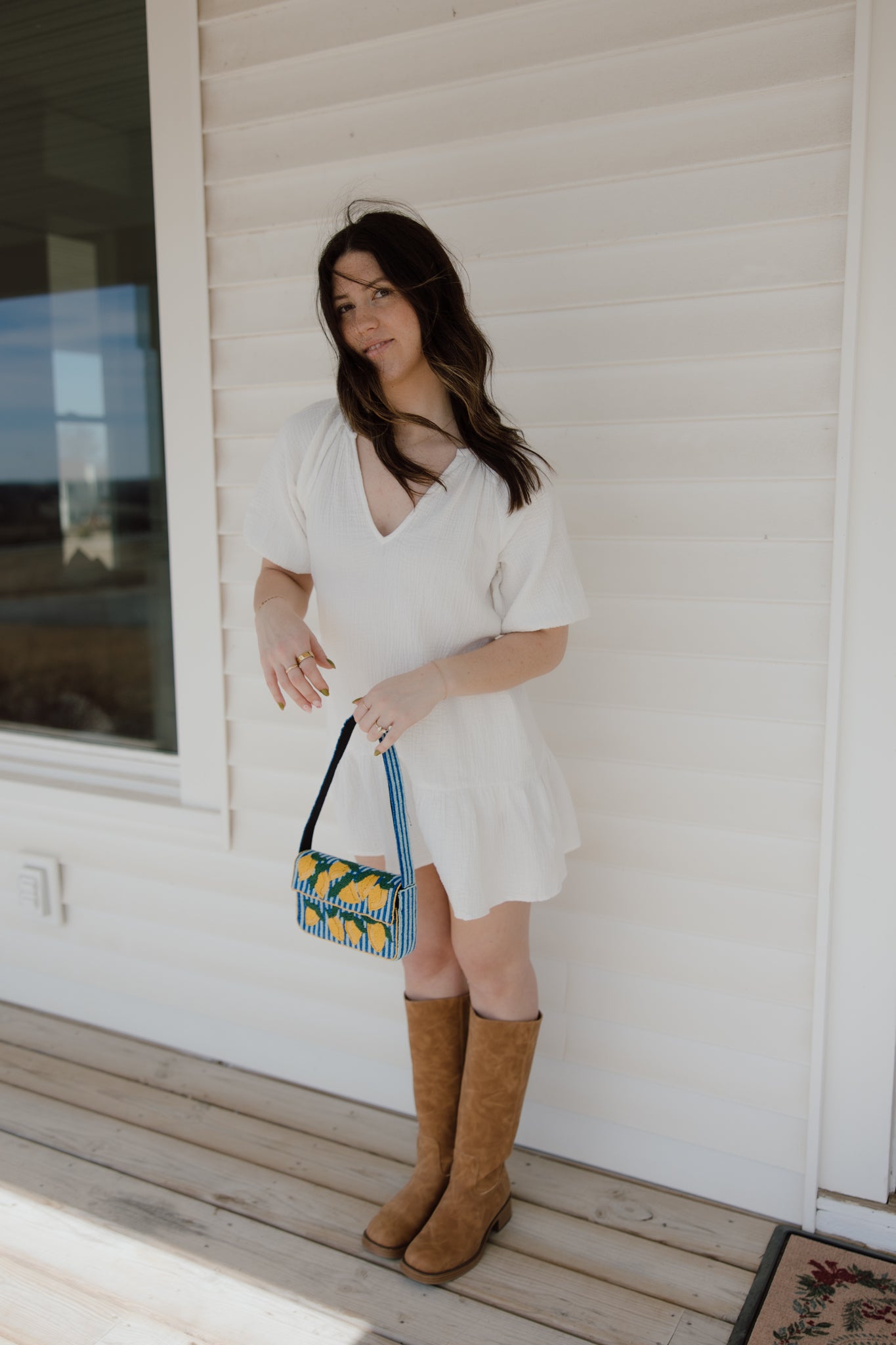 Orchid Gauze Dress