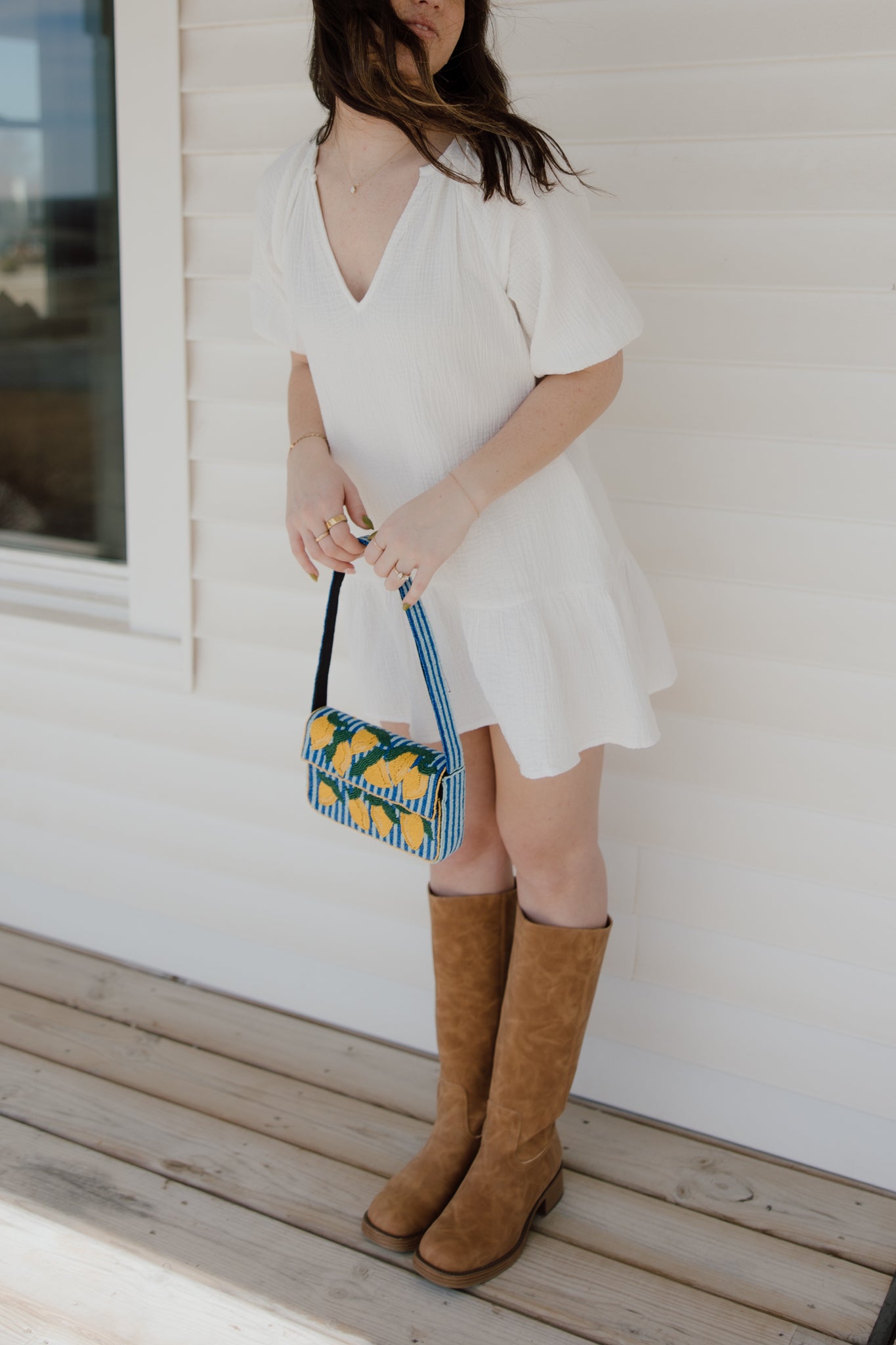 Orchid Gauze Dress