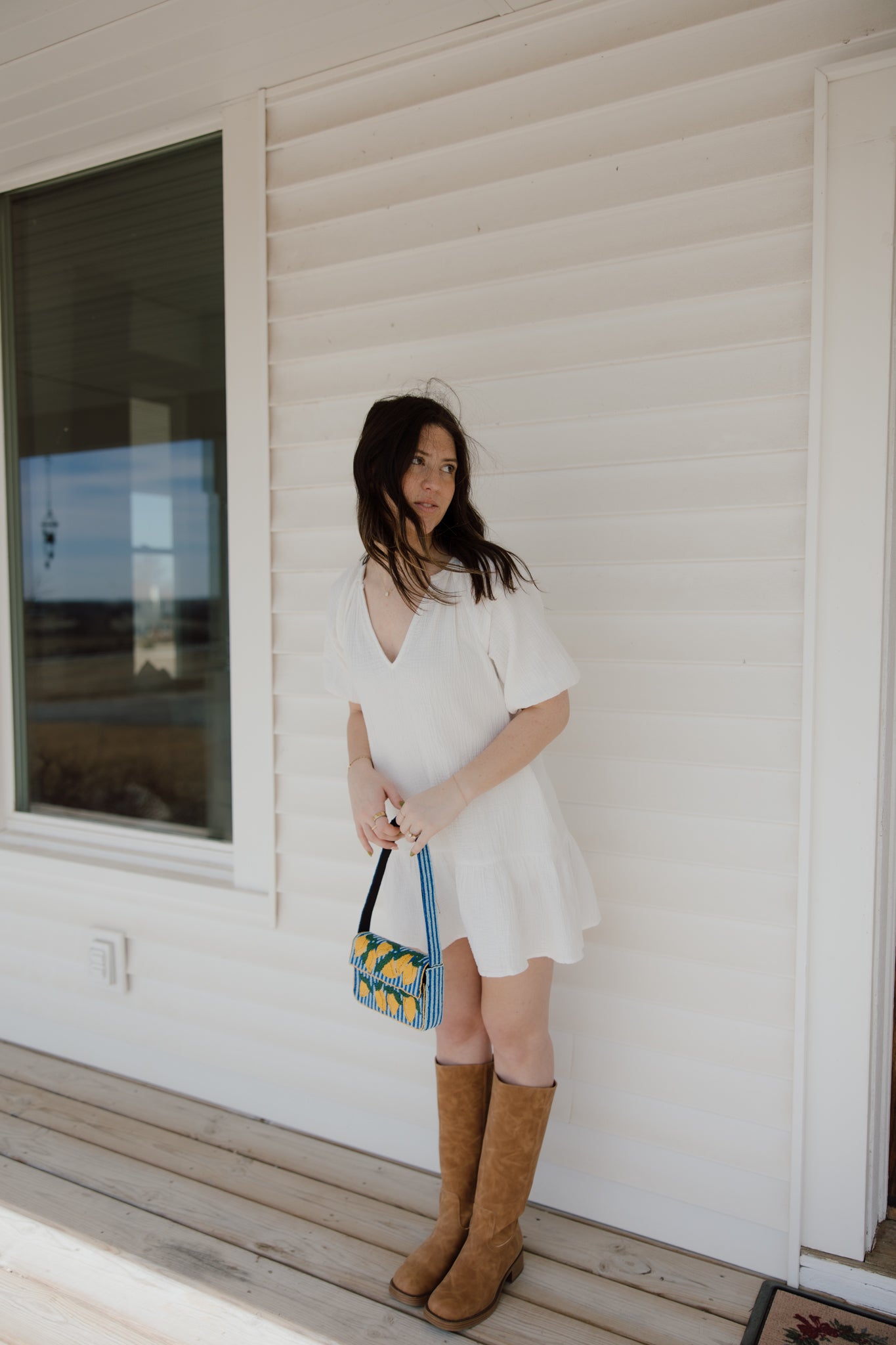 Orchid Gauze Dress