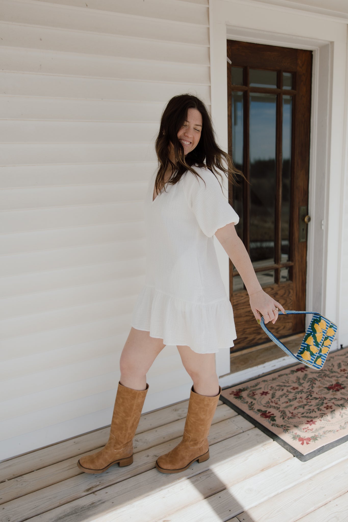 Orchid Gauze Dress