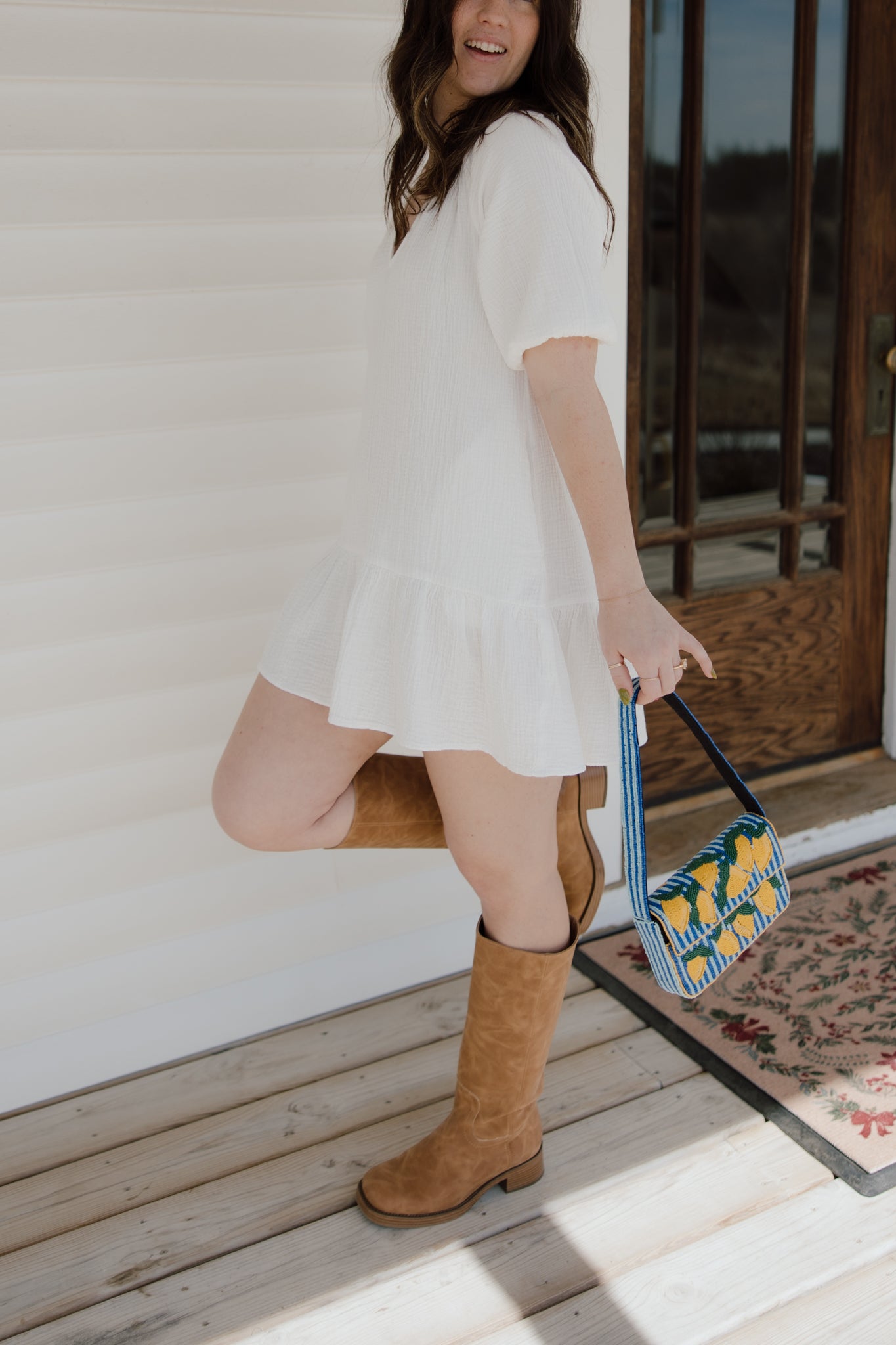 Orchid Gauze Dress