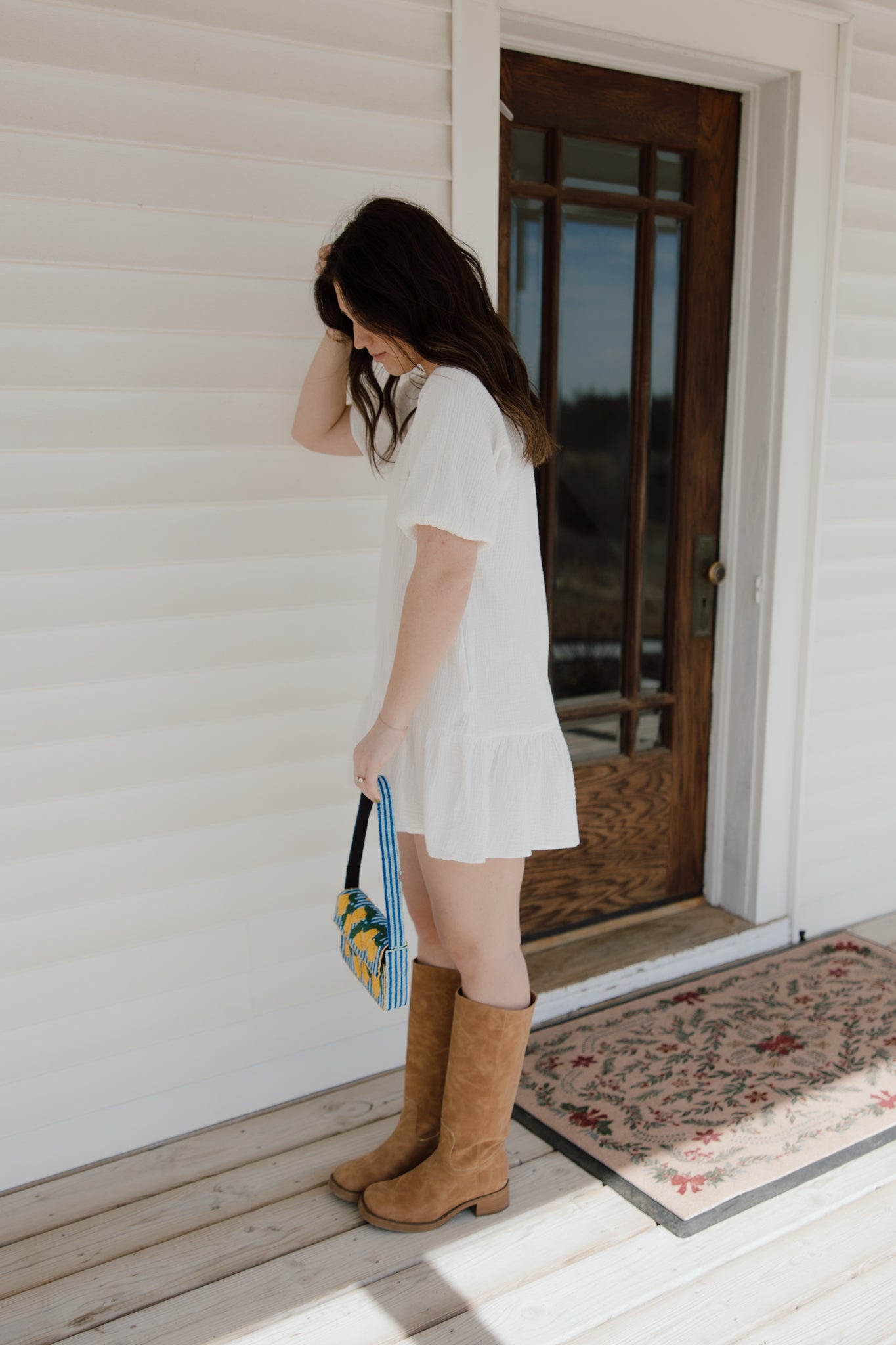 Orchid Gauze Dress