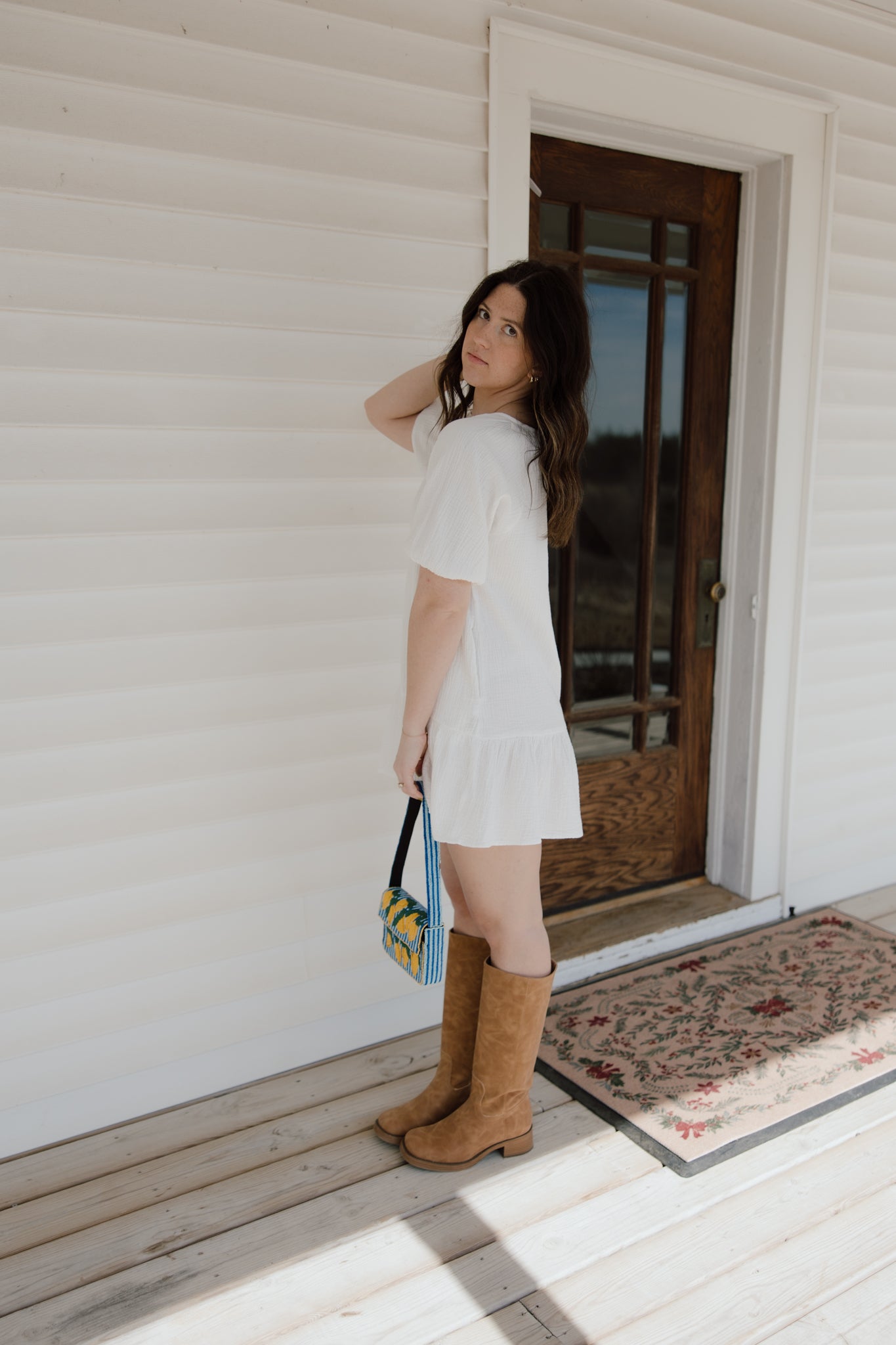 Orchid Gauze Dress
