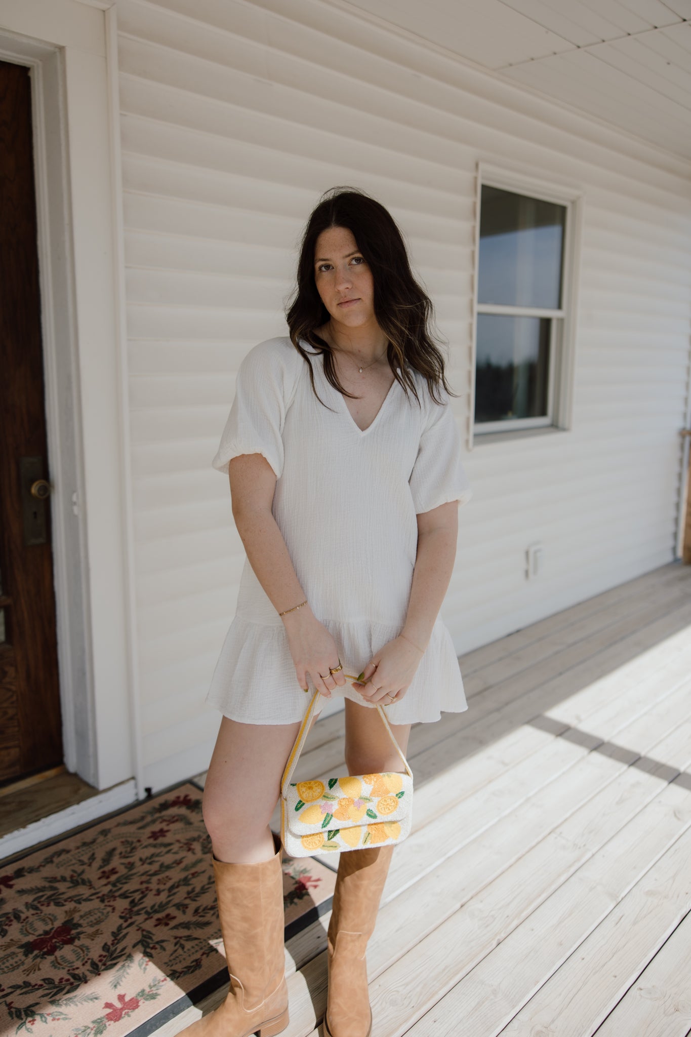 Orchid Gauze Dress