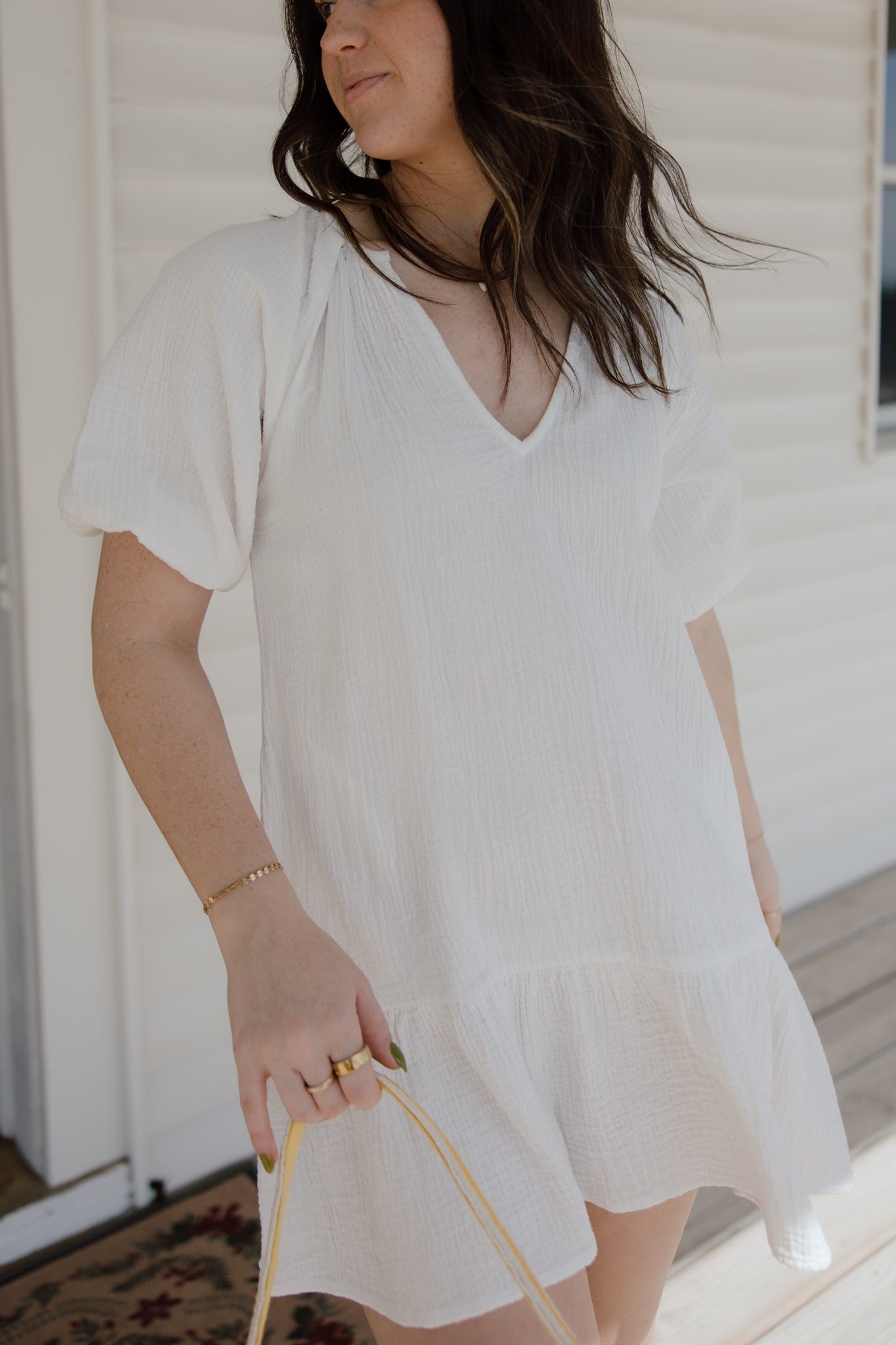 Orchid Gauze Dress