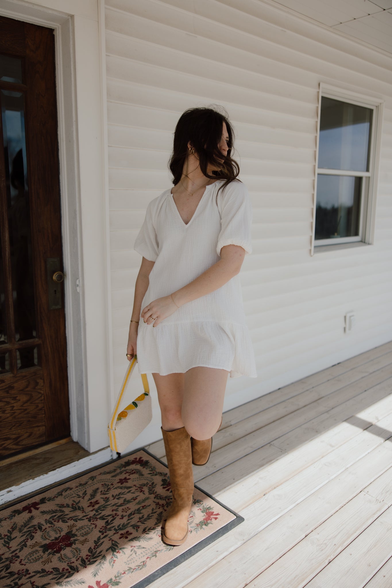 Orchid Gauze Dress