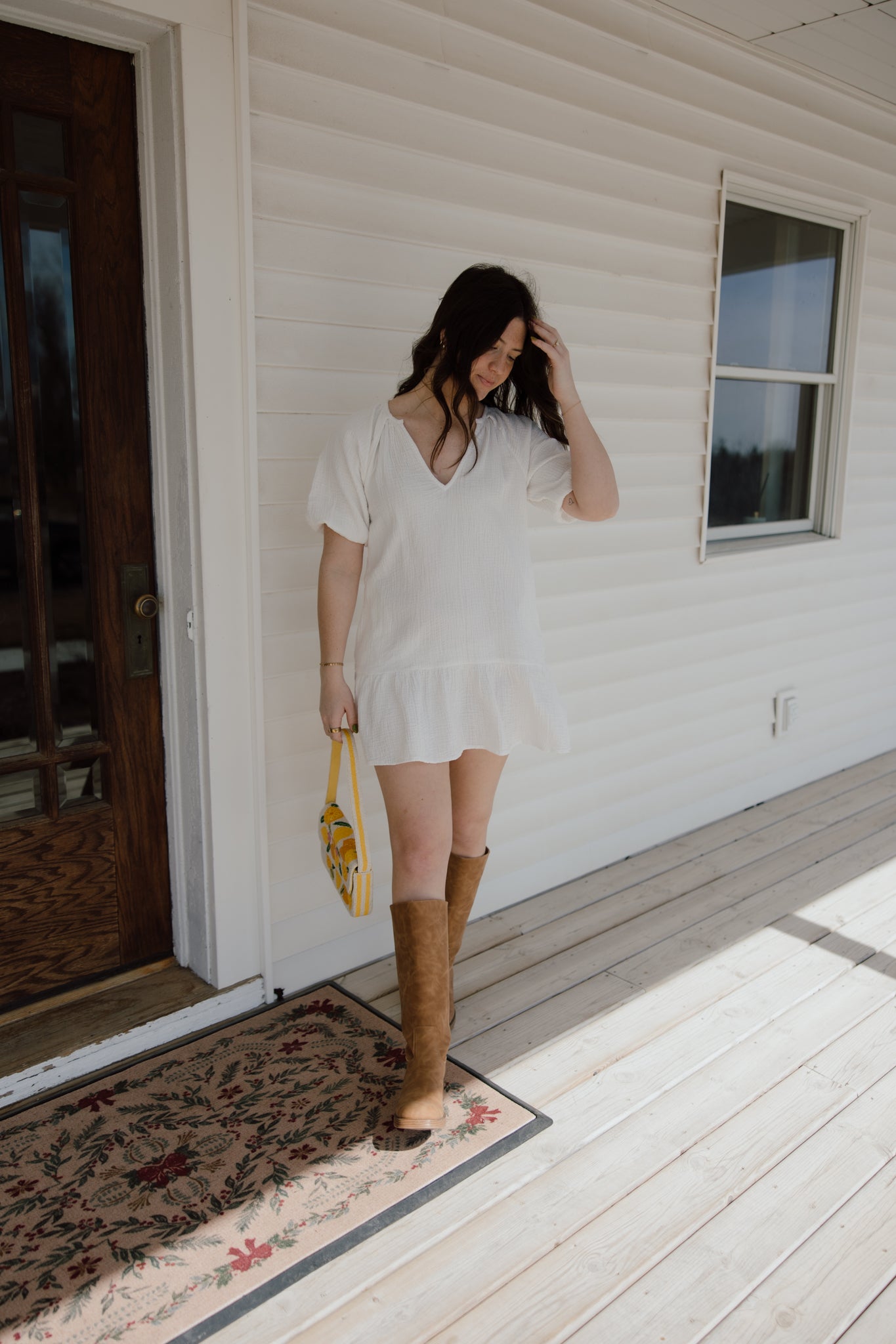 Orchid Gauze Dress