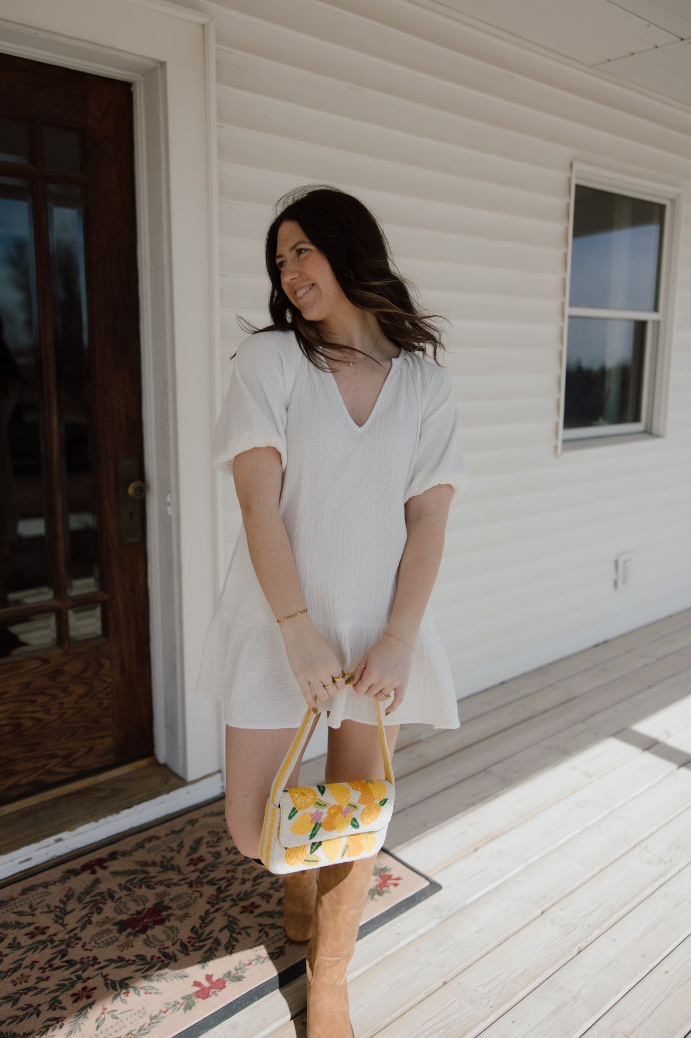 Orchid Gauze Dress