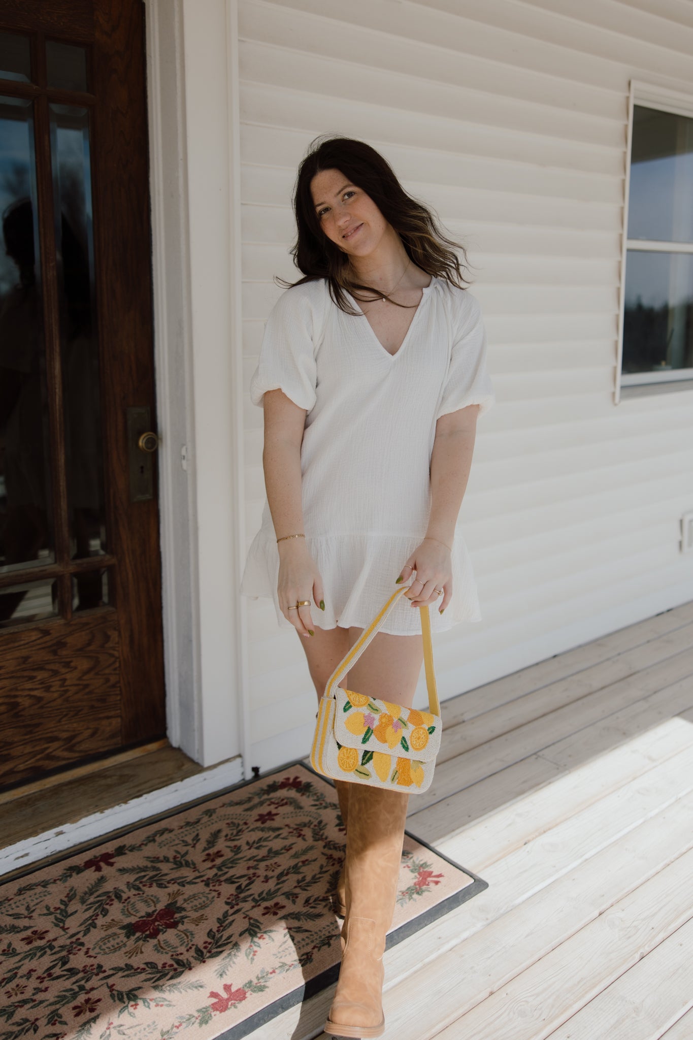 Orchid Gauze Dress