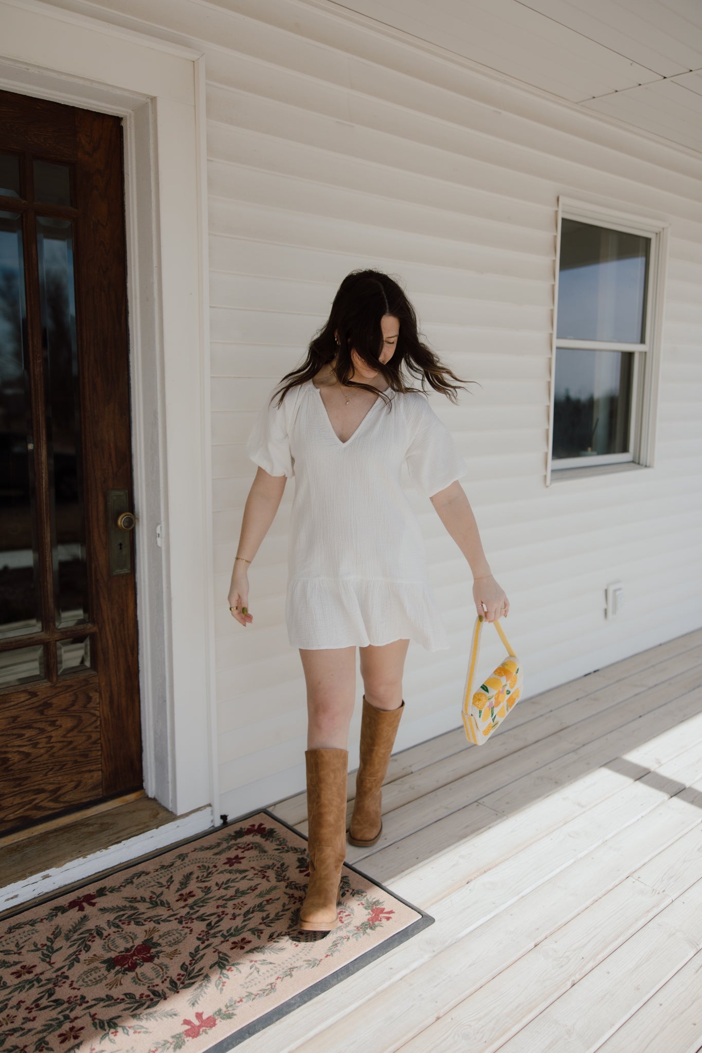 Orchid Gauze Dress