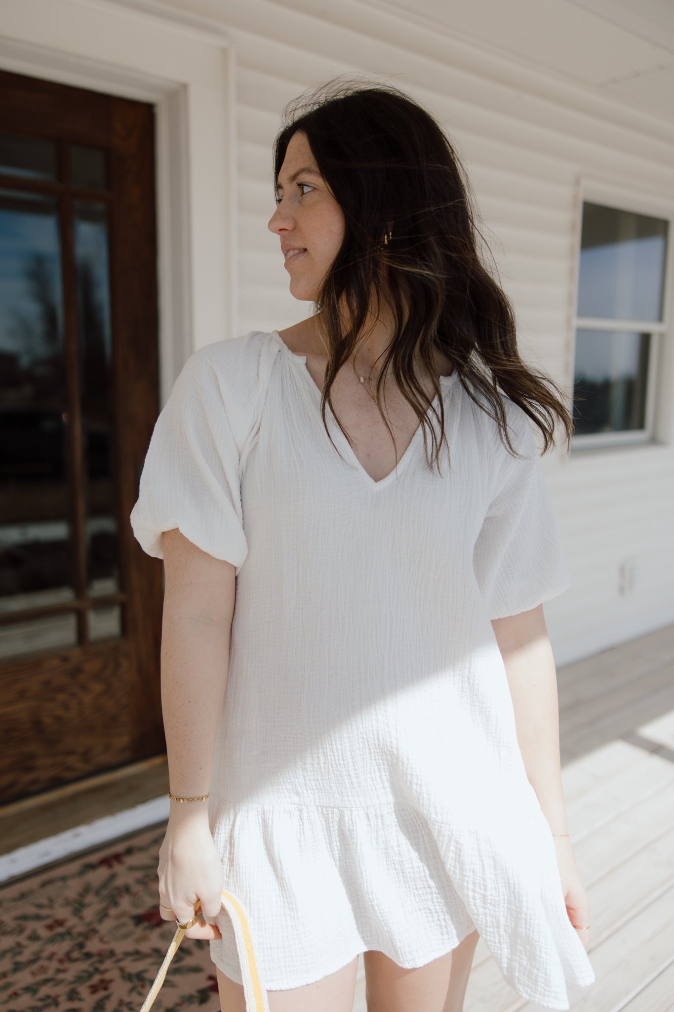 Orchid Gauze Dress