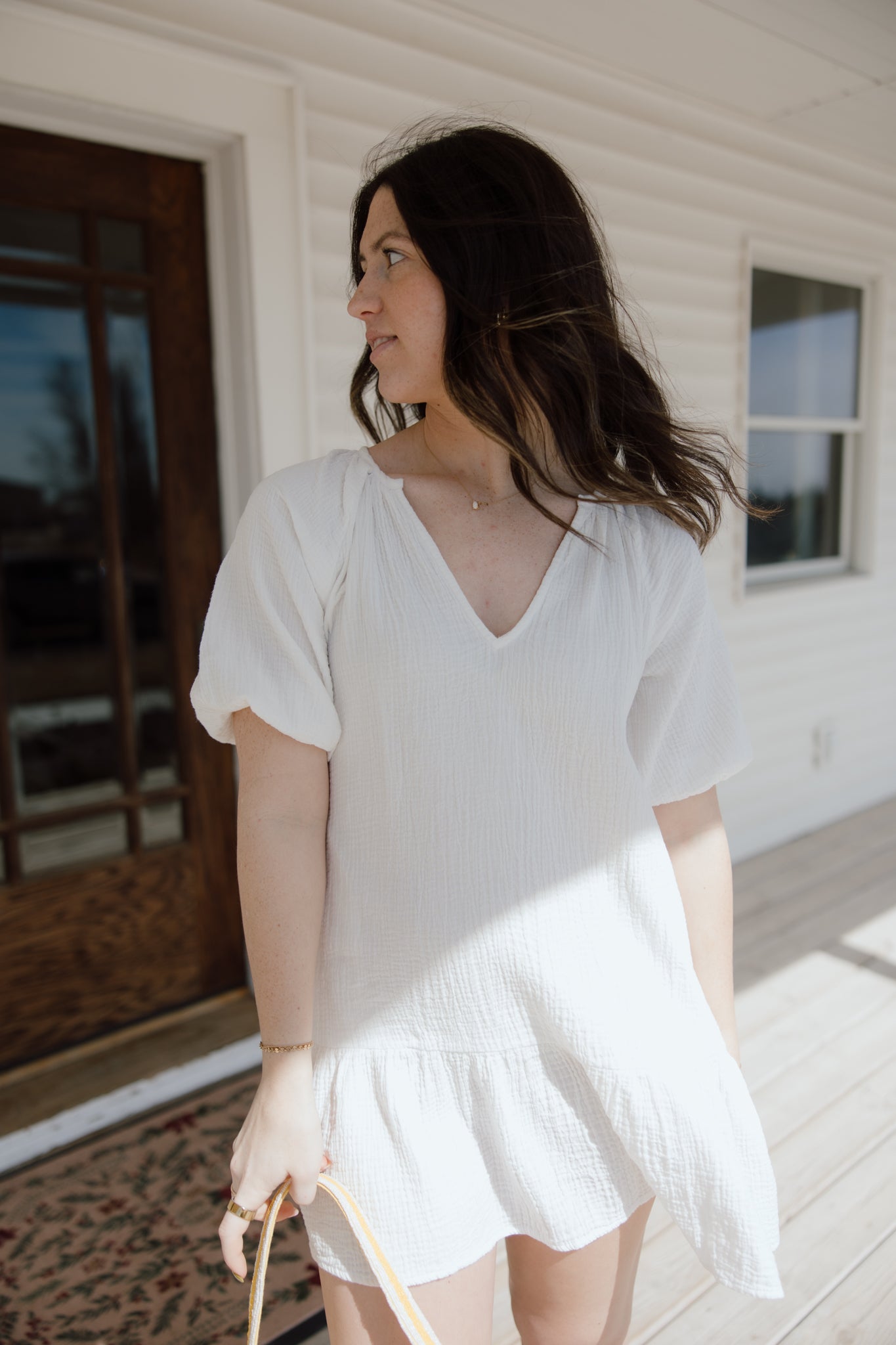 Orchid Gauze Dress
