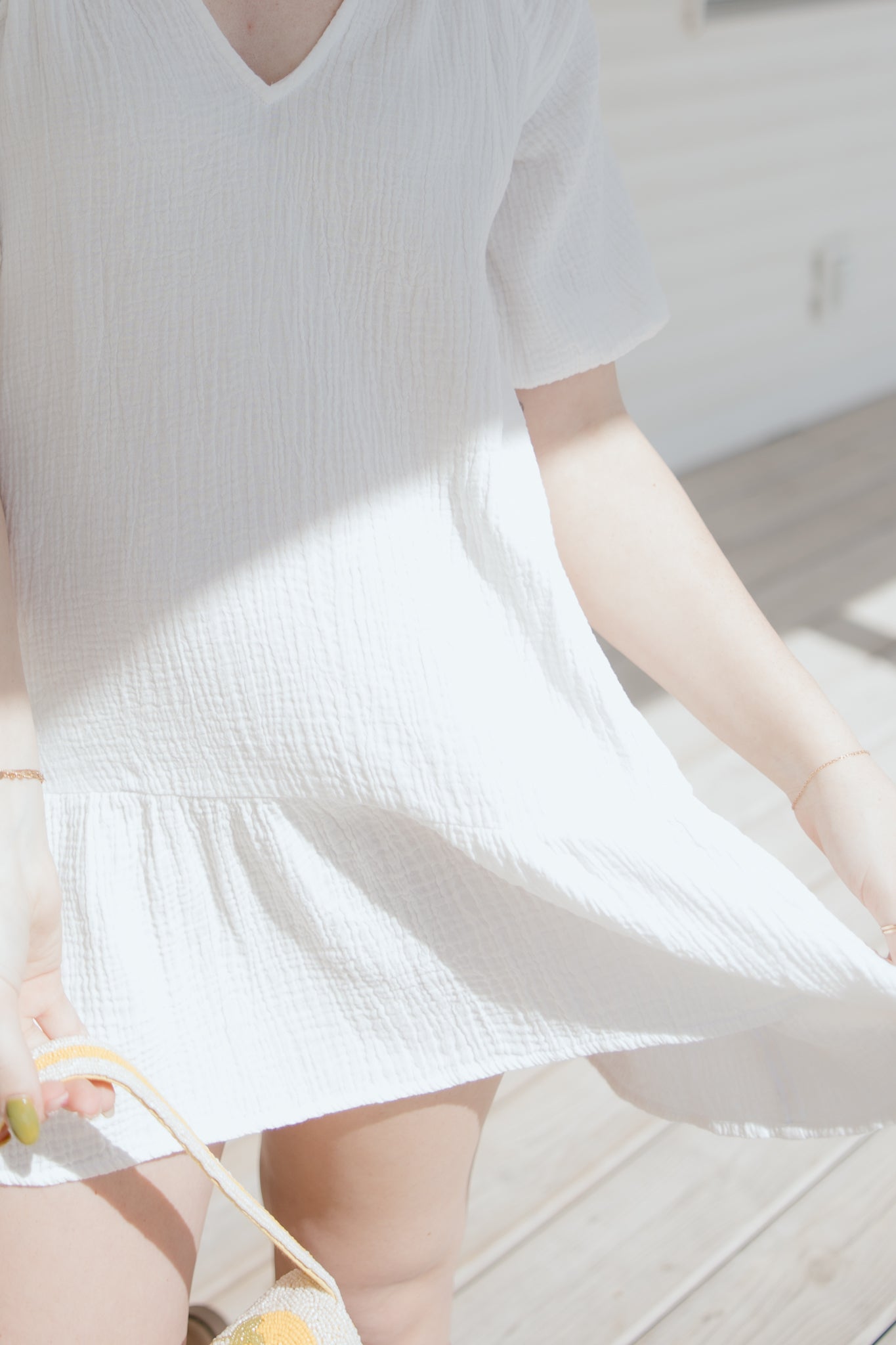 Orchid Gauze Dress