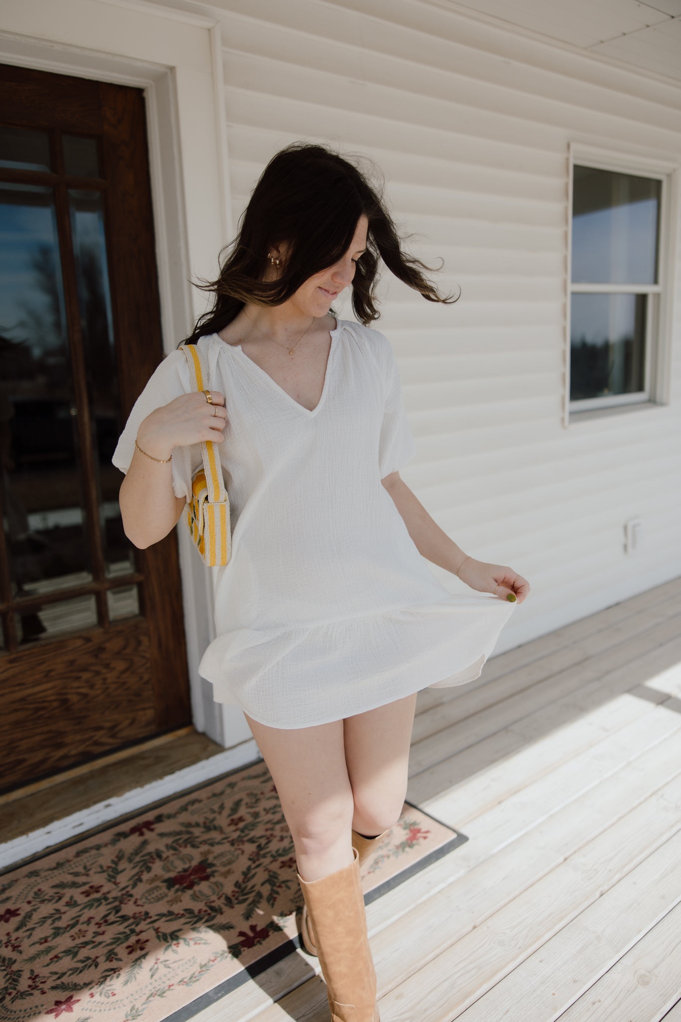 Orchid Gauze Dress