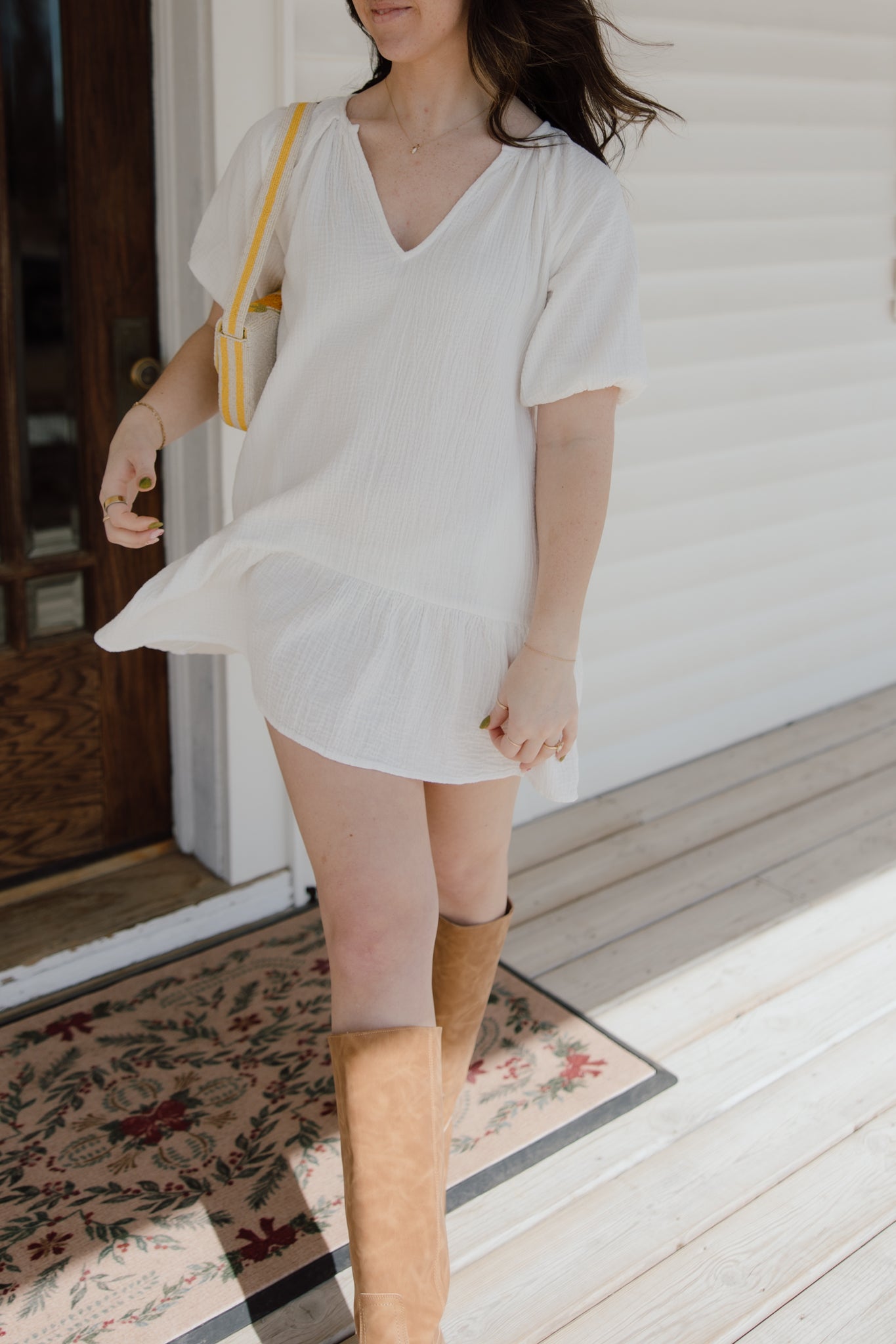 Orchid Gauze Dress