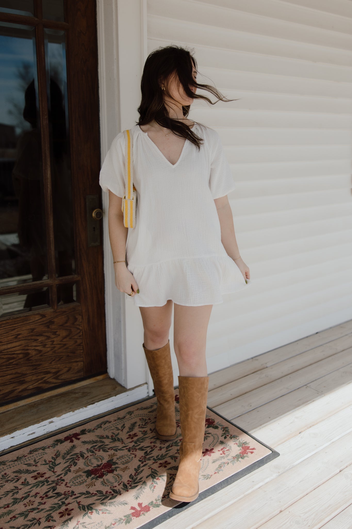 Orchid Gauze Dress