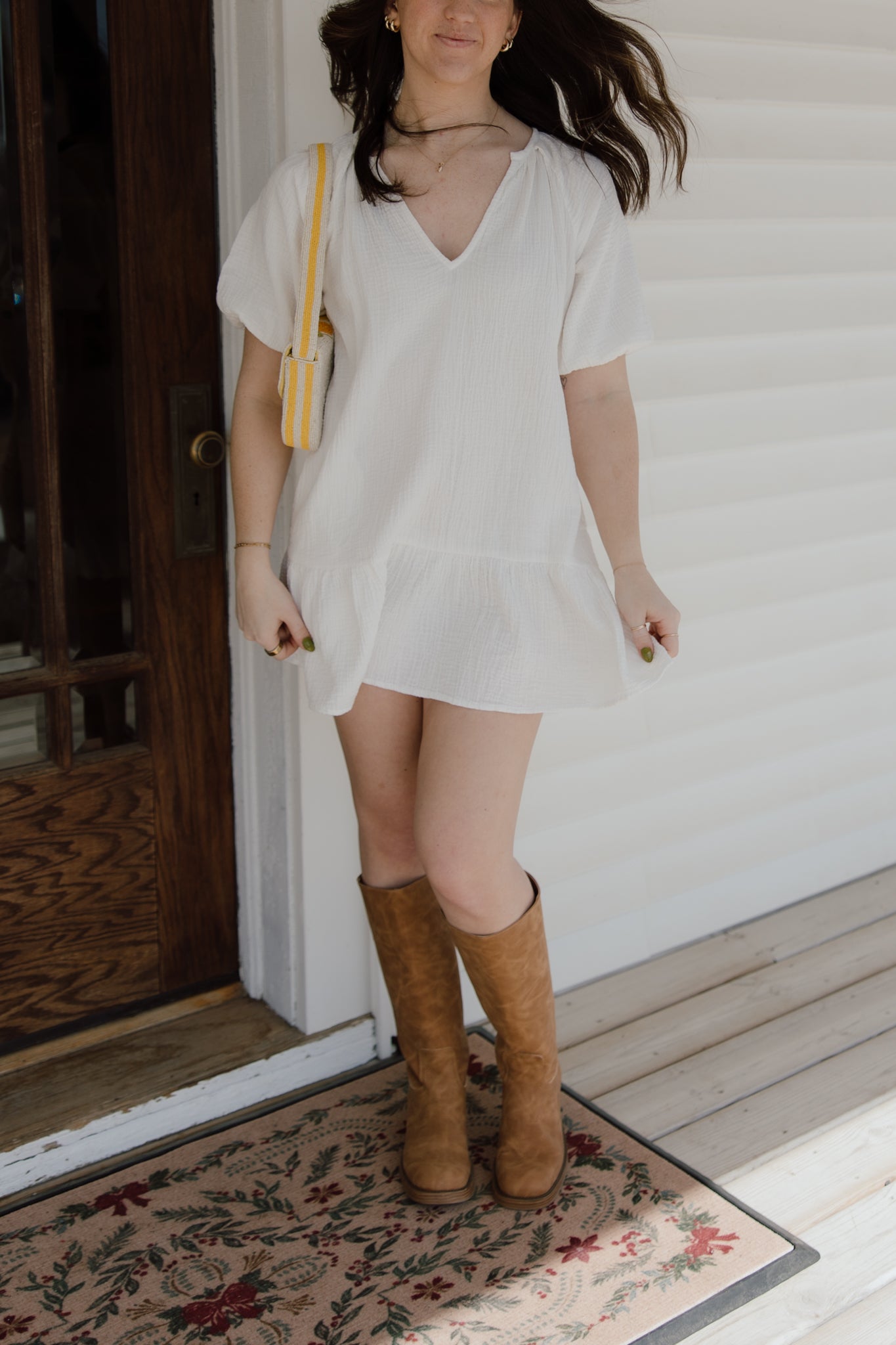 Orchid Gauze Dress