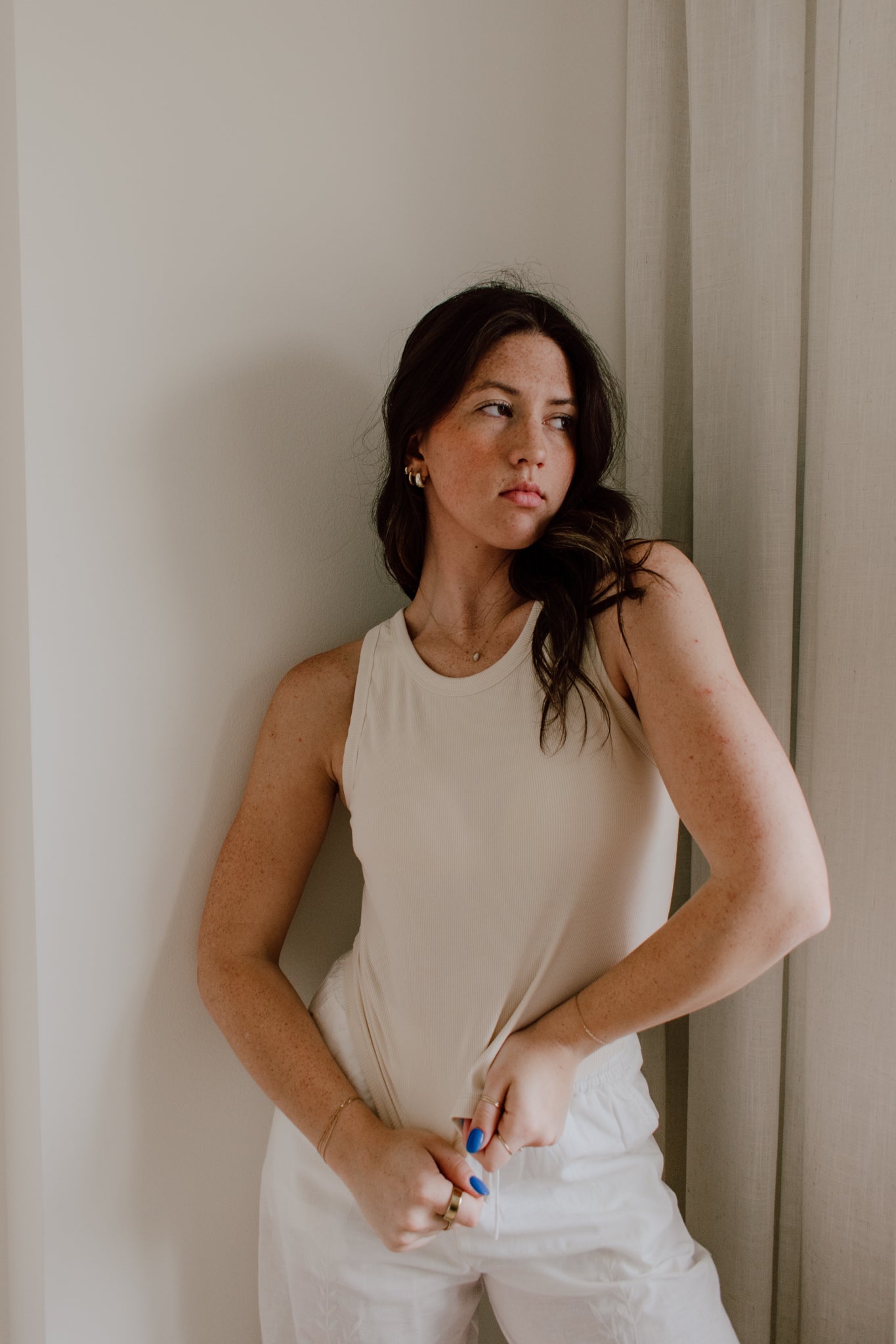 Braless Ribbed Tank