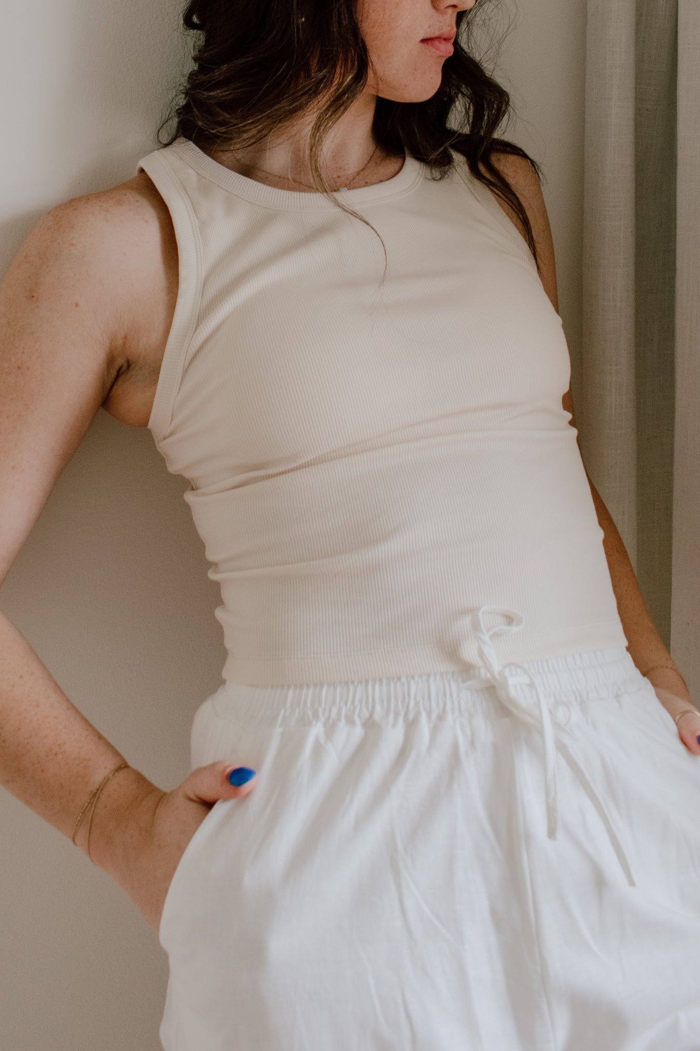 Braless Ribbed Tank