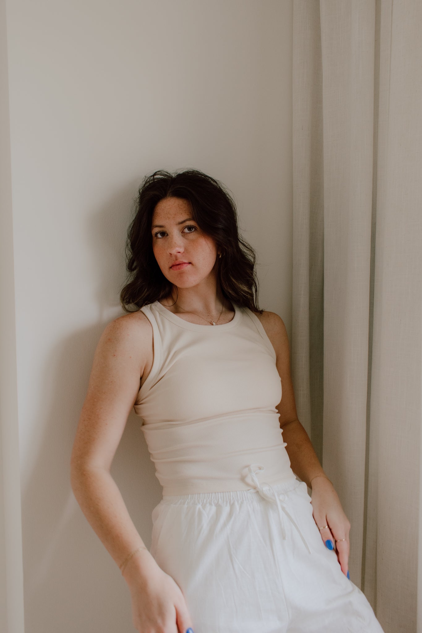 Braless Ribbed Tank