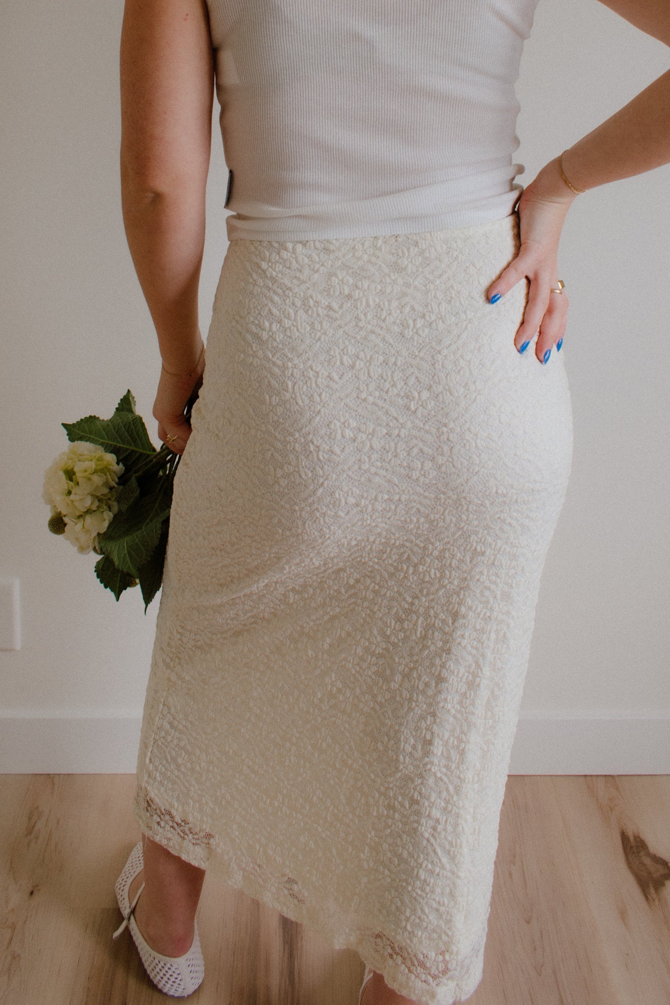 Lainey Lace Midi Skirt