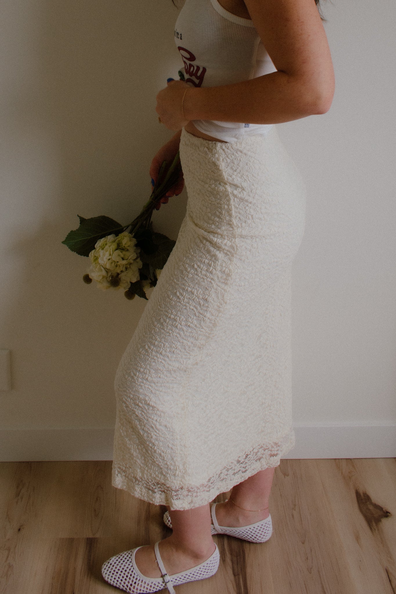 Lainey Lace Midi Skirt