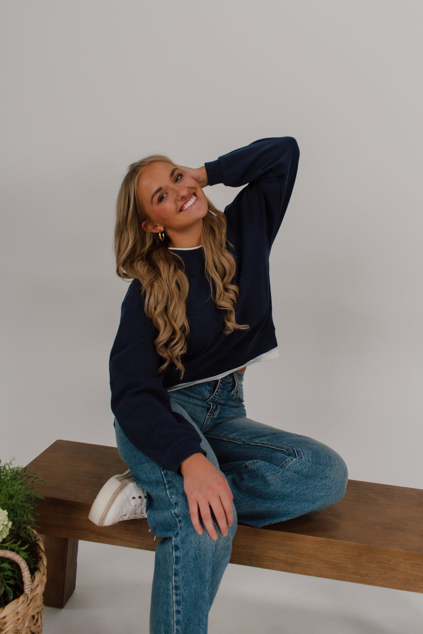 Finny Layered Crewneck