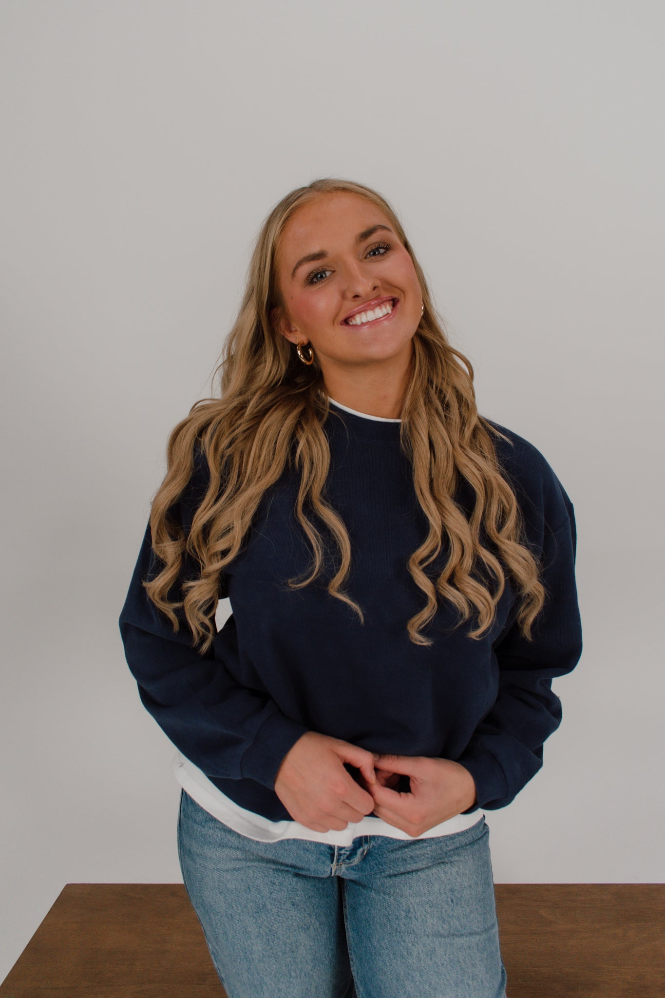 Finny Layered Crewneck