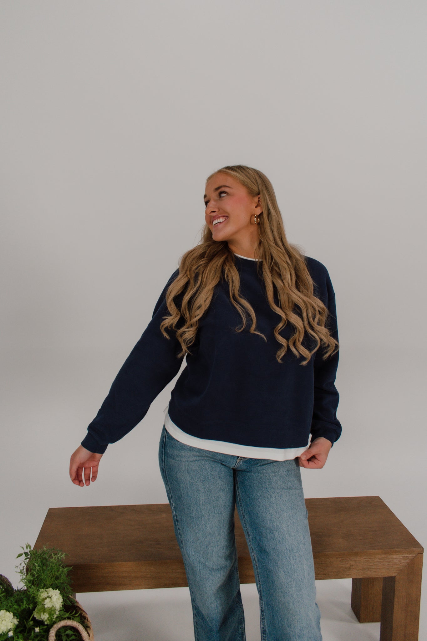 Finny Layered Crewneck