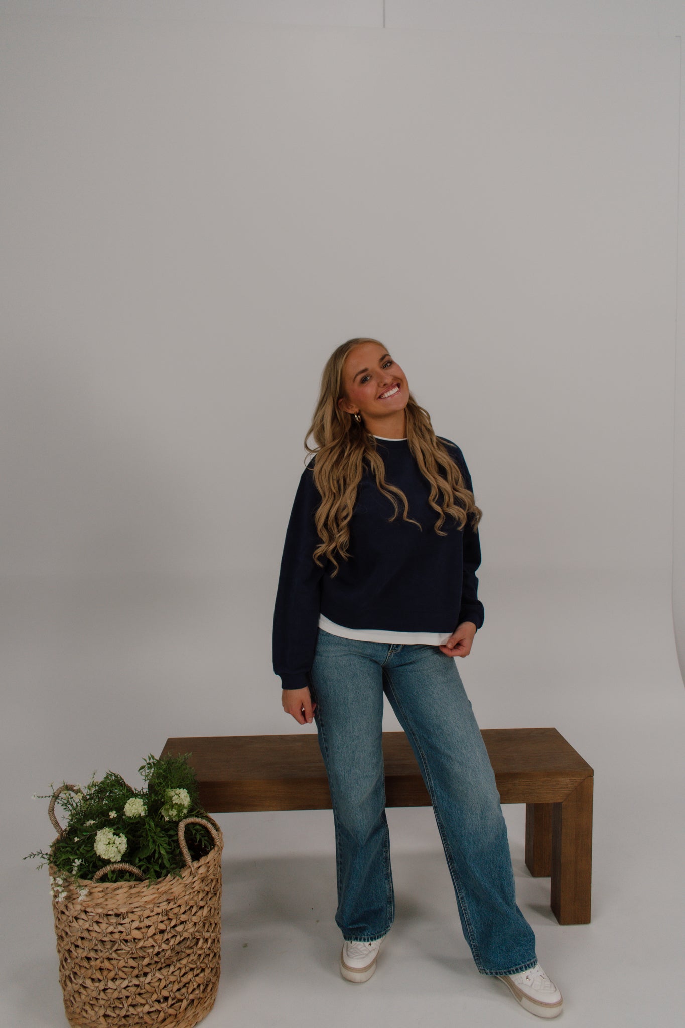 Finny Layered Crewneck