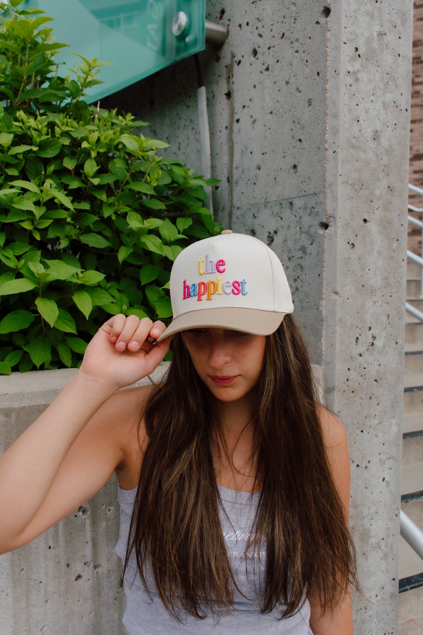 The Happiest Multicolor Trucker Hat