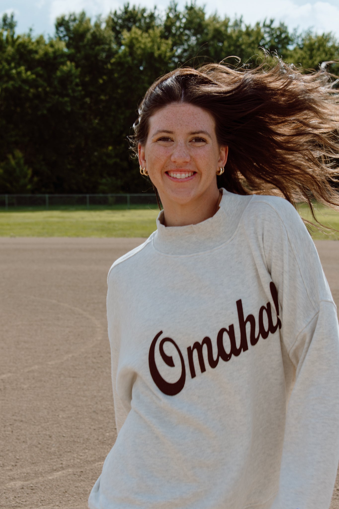 Omaha! Mockneck | Oatmeal