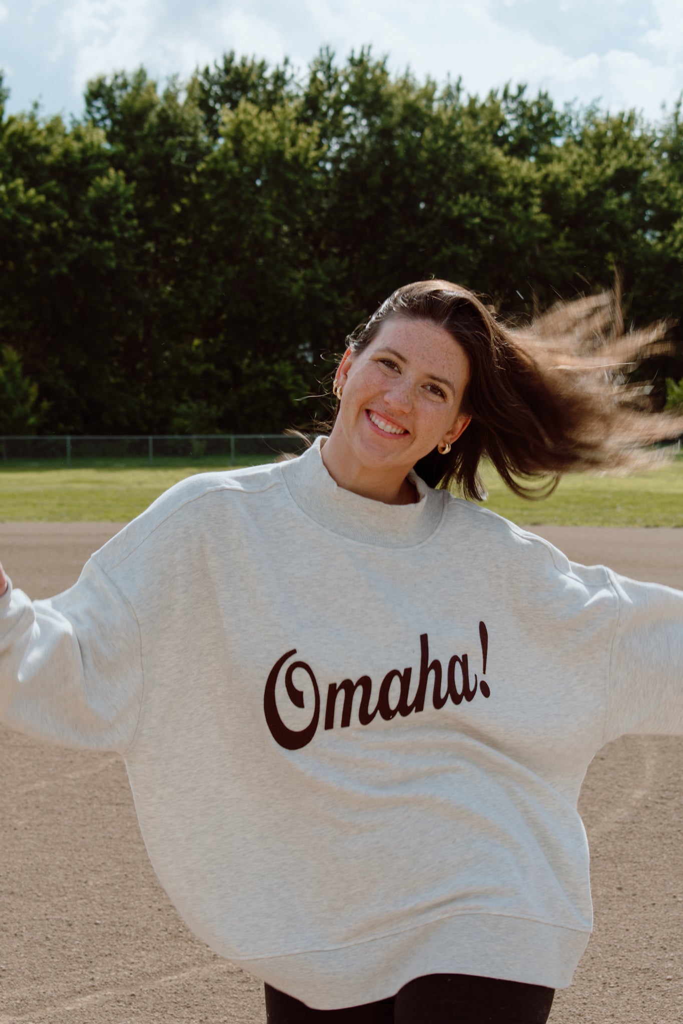 Omaha! Mockneck | Oatmeal