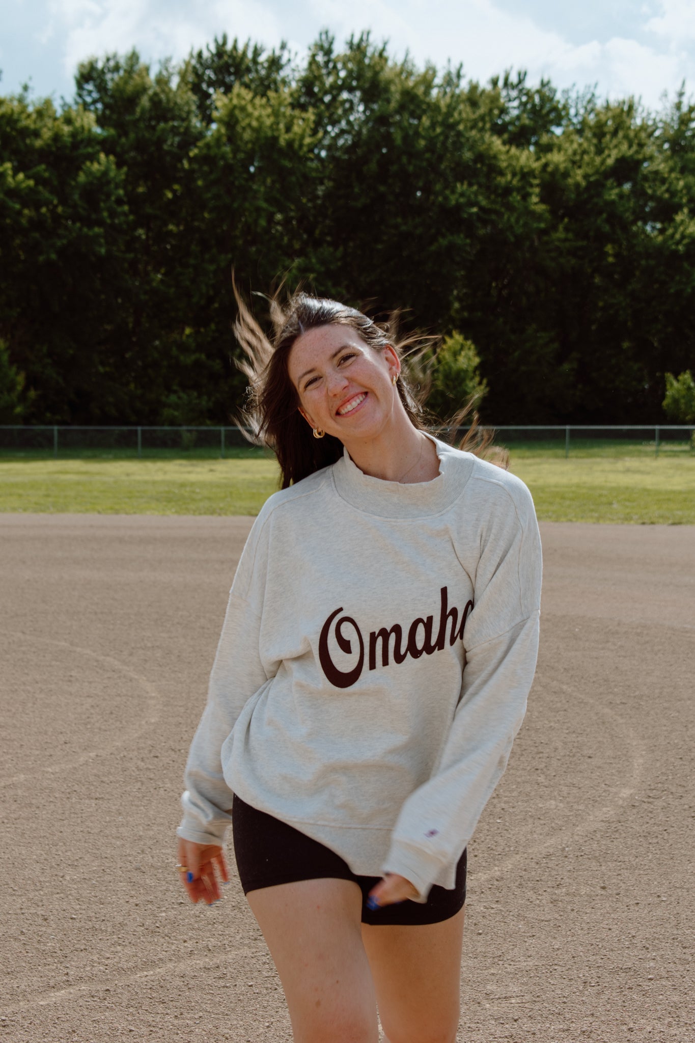 Omaha! Mockneck | Oatmeal