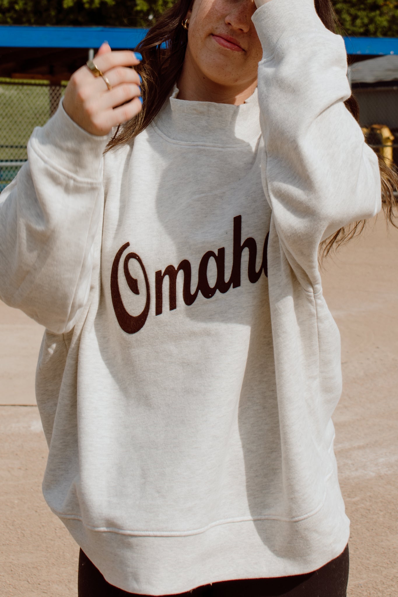 Omaha! Mockneck | Oatmeal