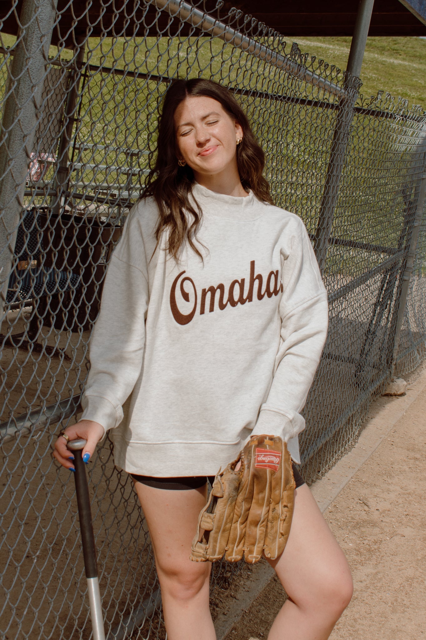 Omaha! Mockneck | Oatmeal