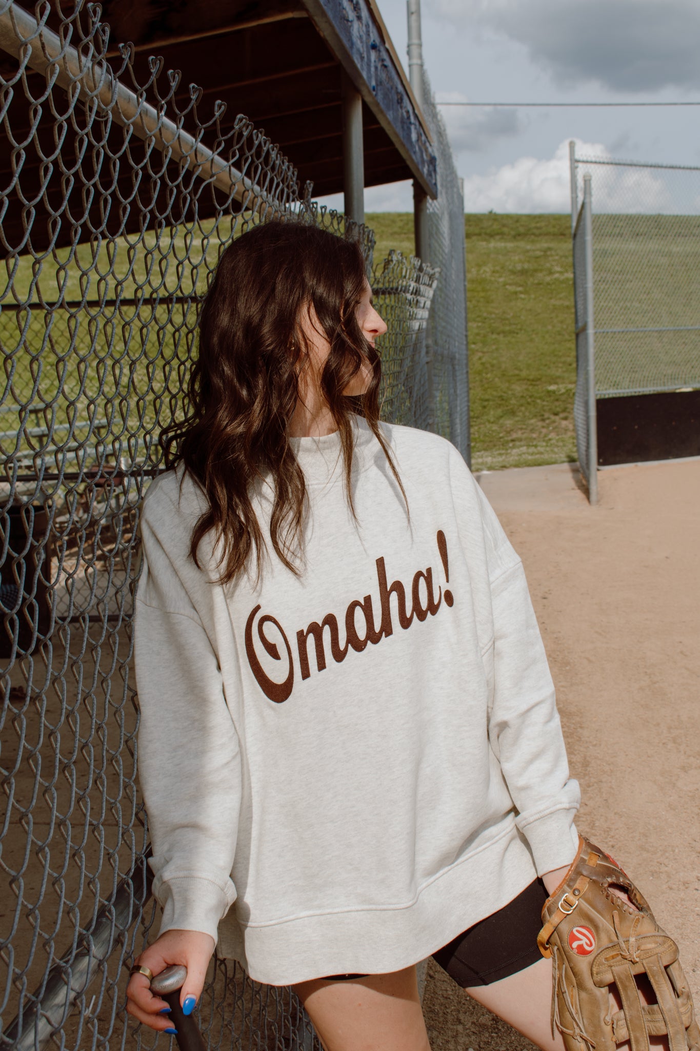 Omaha! Mockneck | Oatmeal
