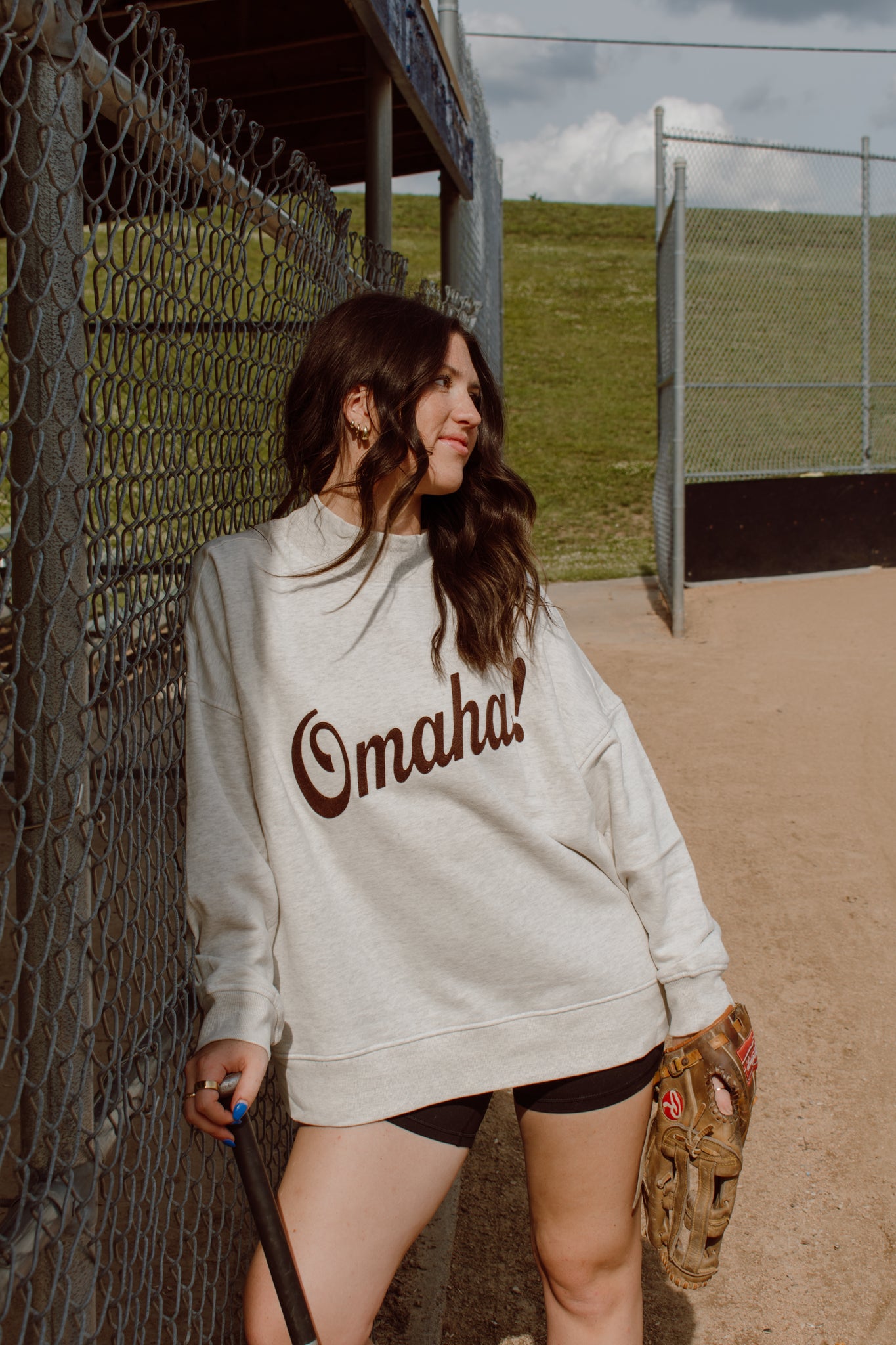 Omaha! Mockneck | Oatmeal