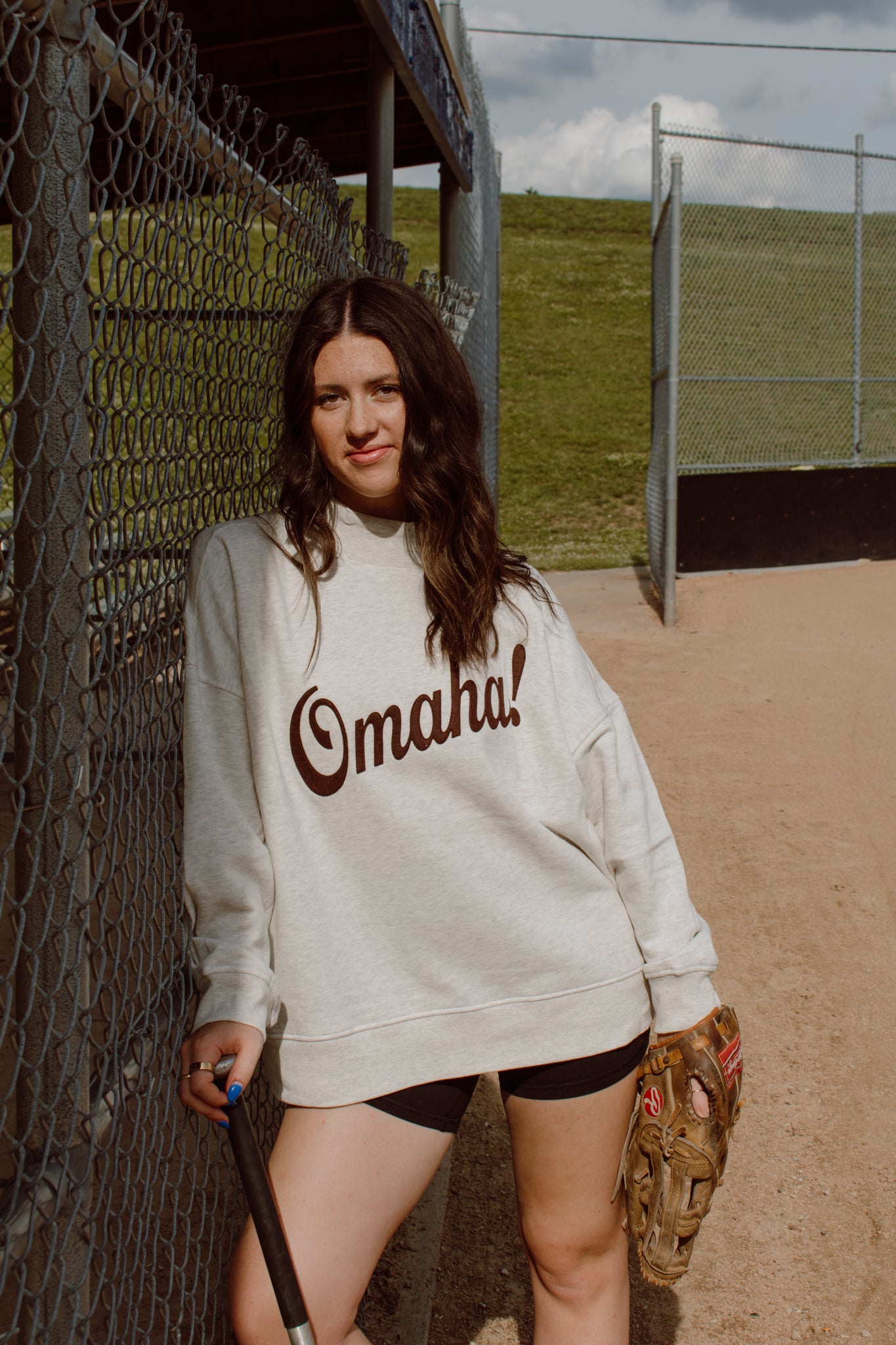 Omaha! Mockneck | Oatmeal
