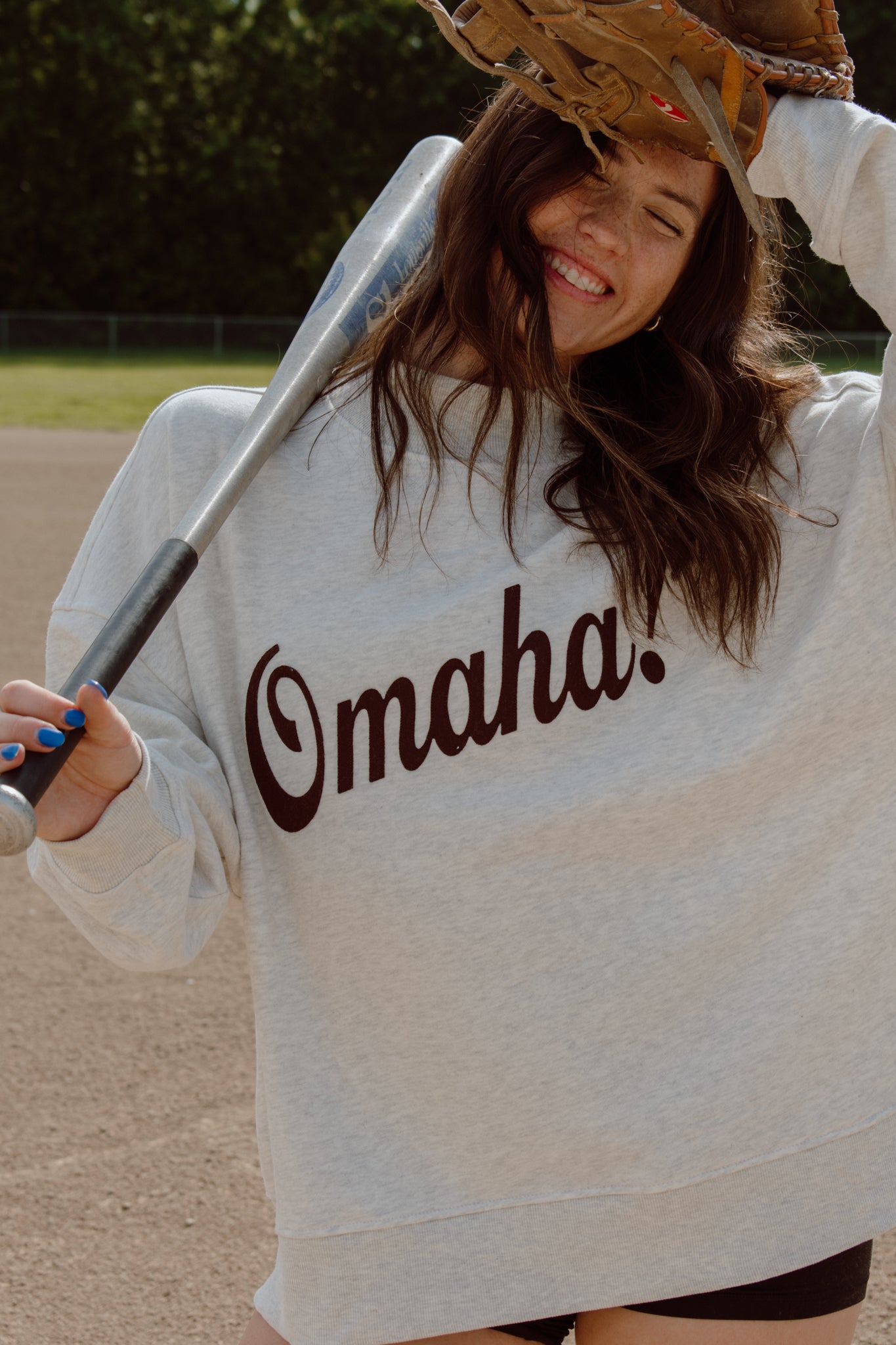 Omaha! Mockneck | Oatmeal