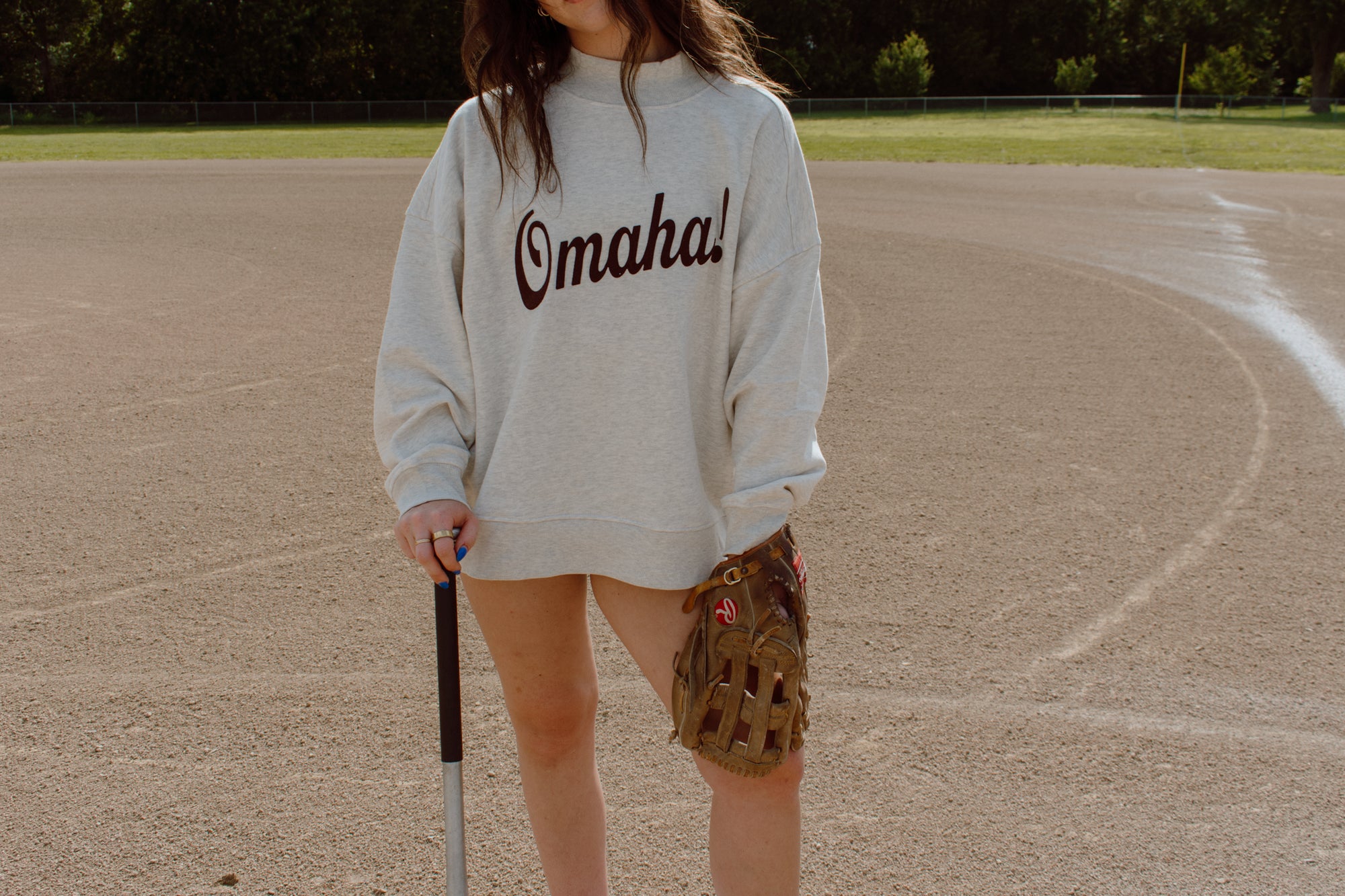 Omaha! Mockneck | Oatmeal