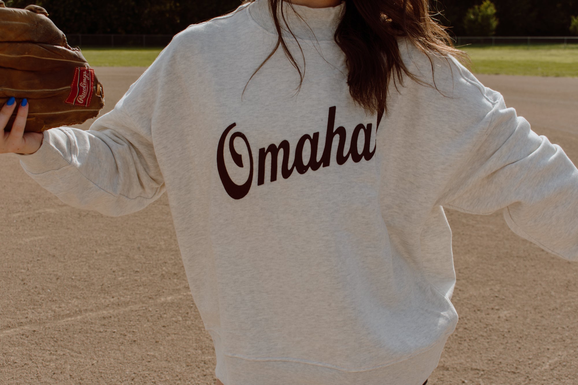 Omaha! Mockneck | Oatmeal