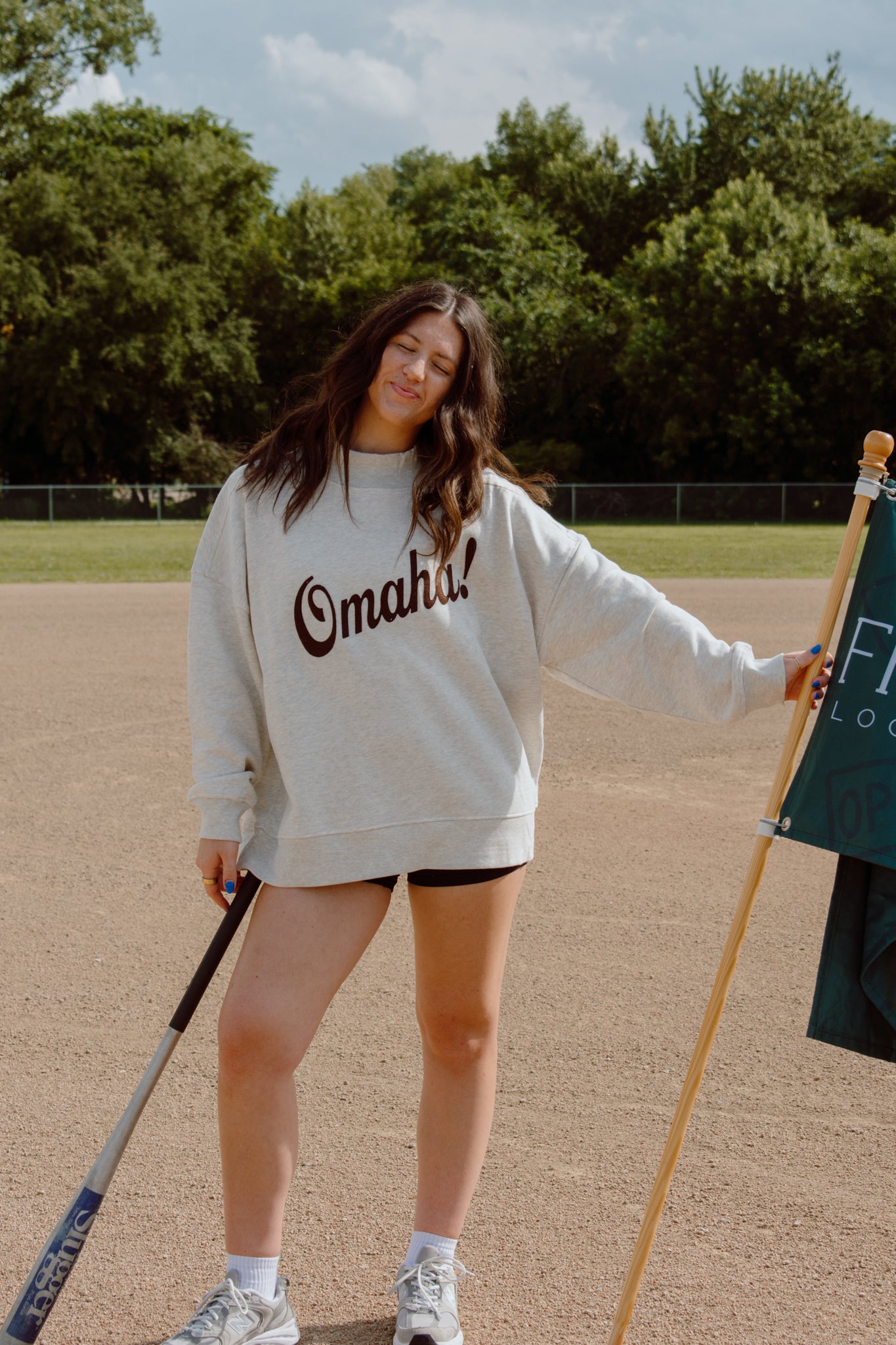 Omaha! Mockneck | Oatmeal