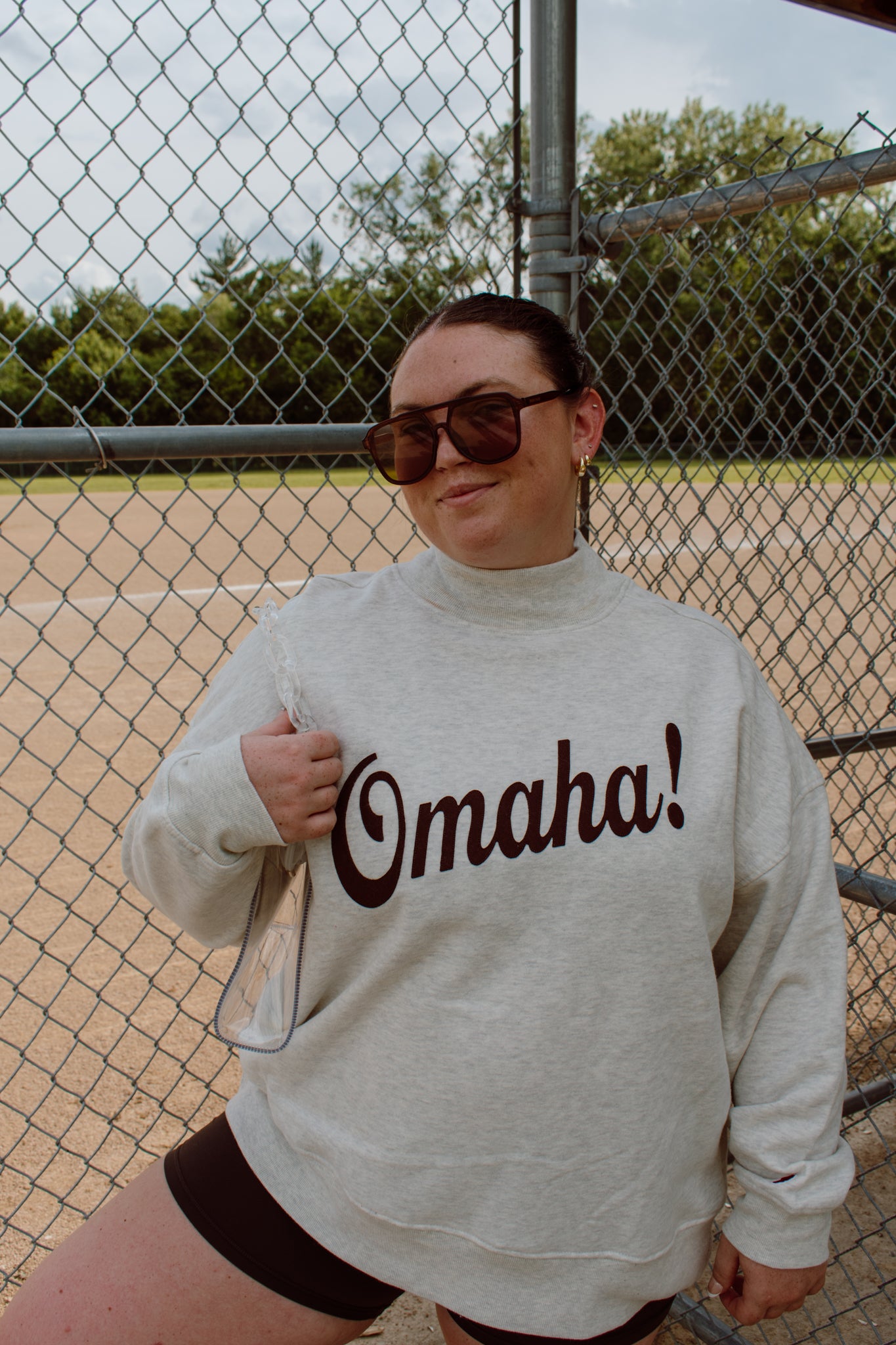 Omaha! Mockneck | Oatmeal
