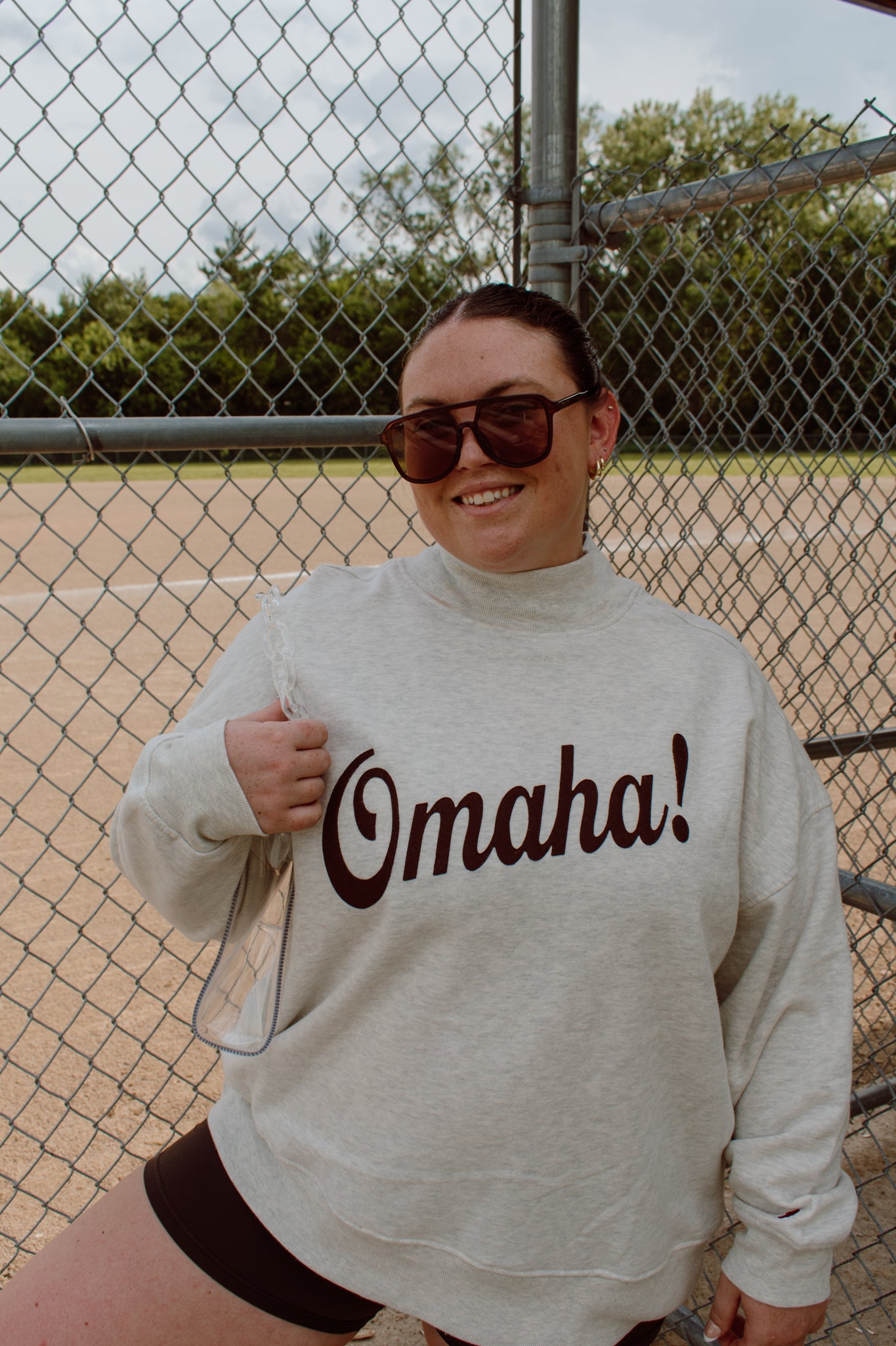 Omaha! Mockneck | Oatmeal
