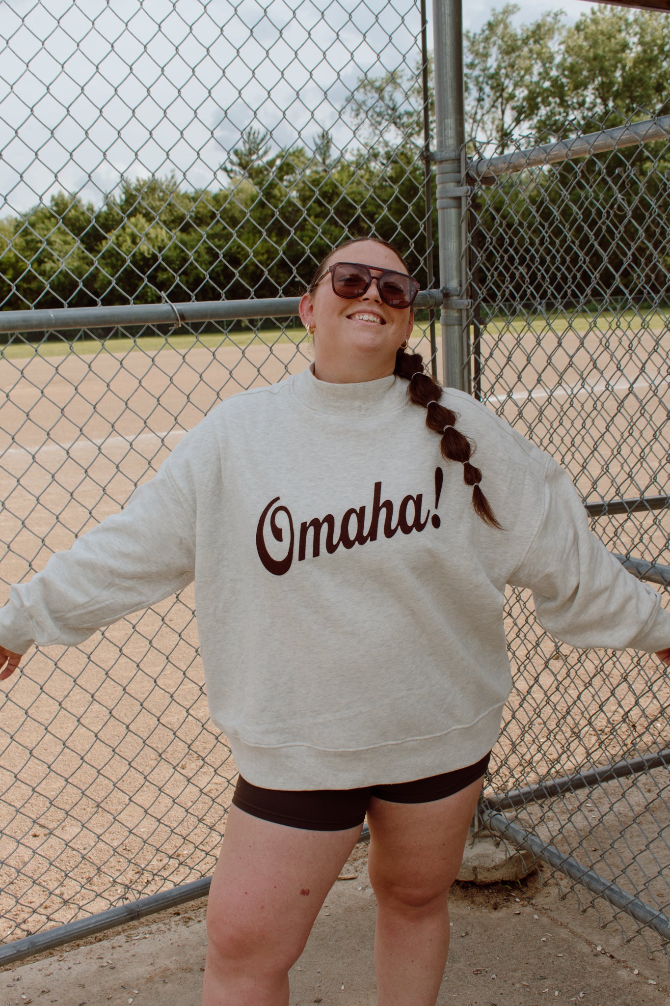 Omaha! Mockneck | Oatmeal