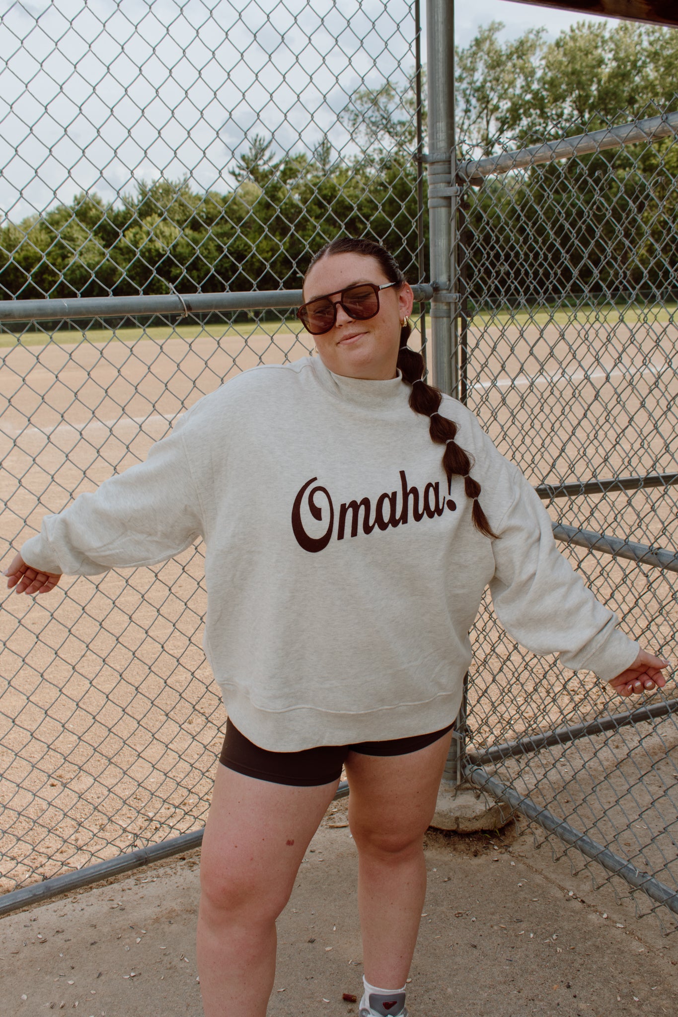 Omaha! Mockneck | Oatmeal
